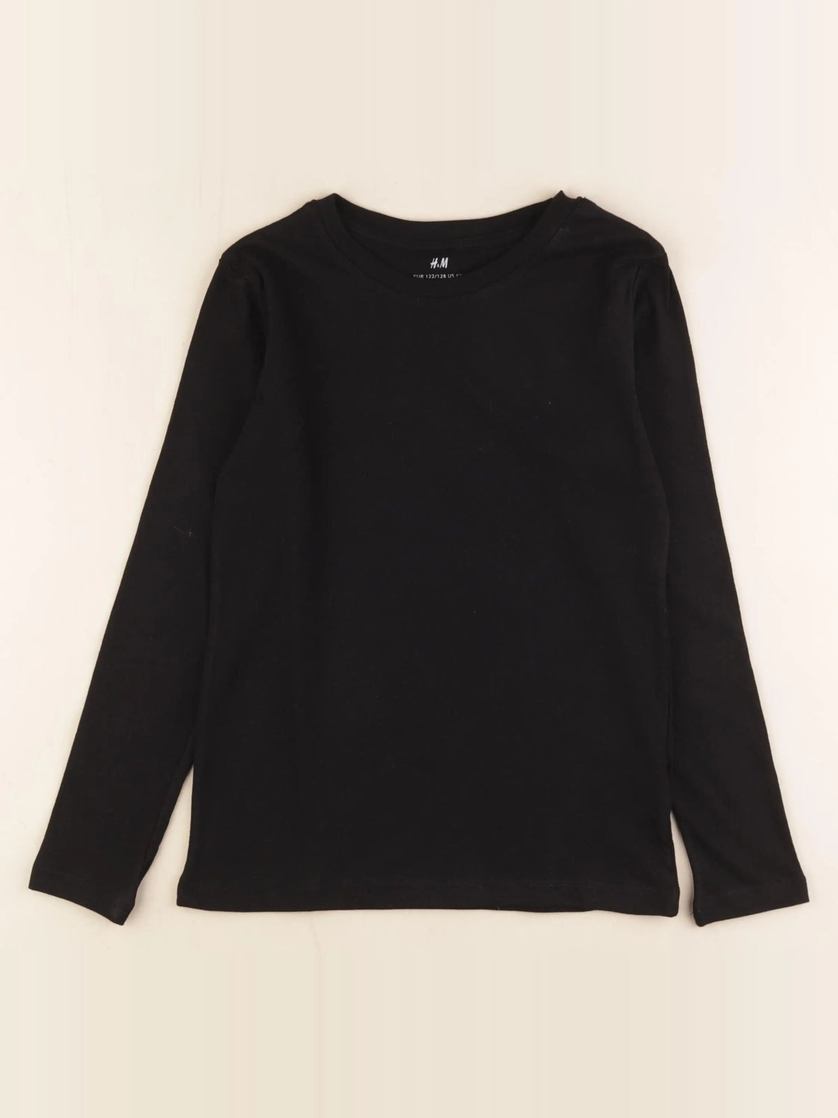 H&M - tee-shirt noir - 6/8 ans