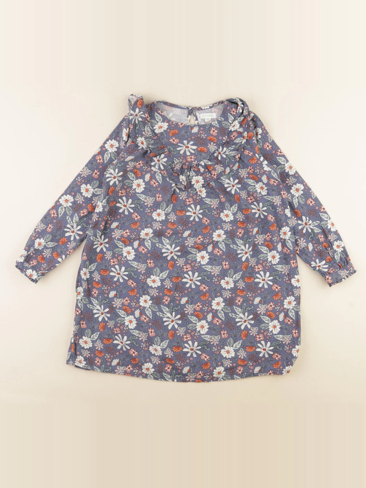 Vertbaudet - robe bleu - 6 ans