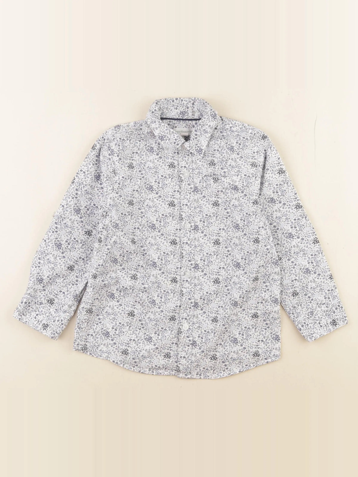 Vertbaudet - chemise bleu - 4 ans