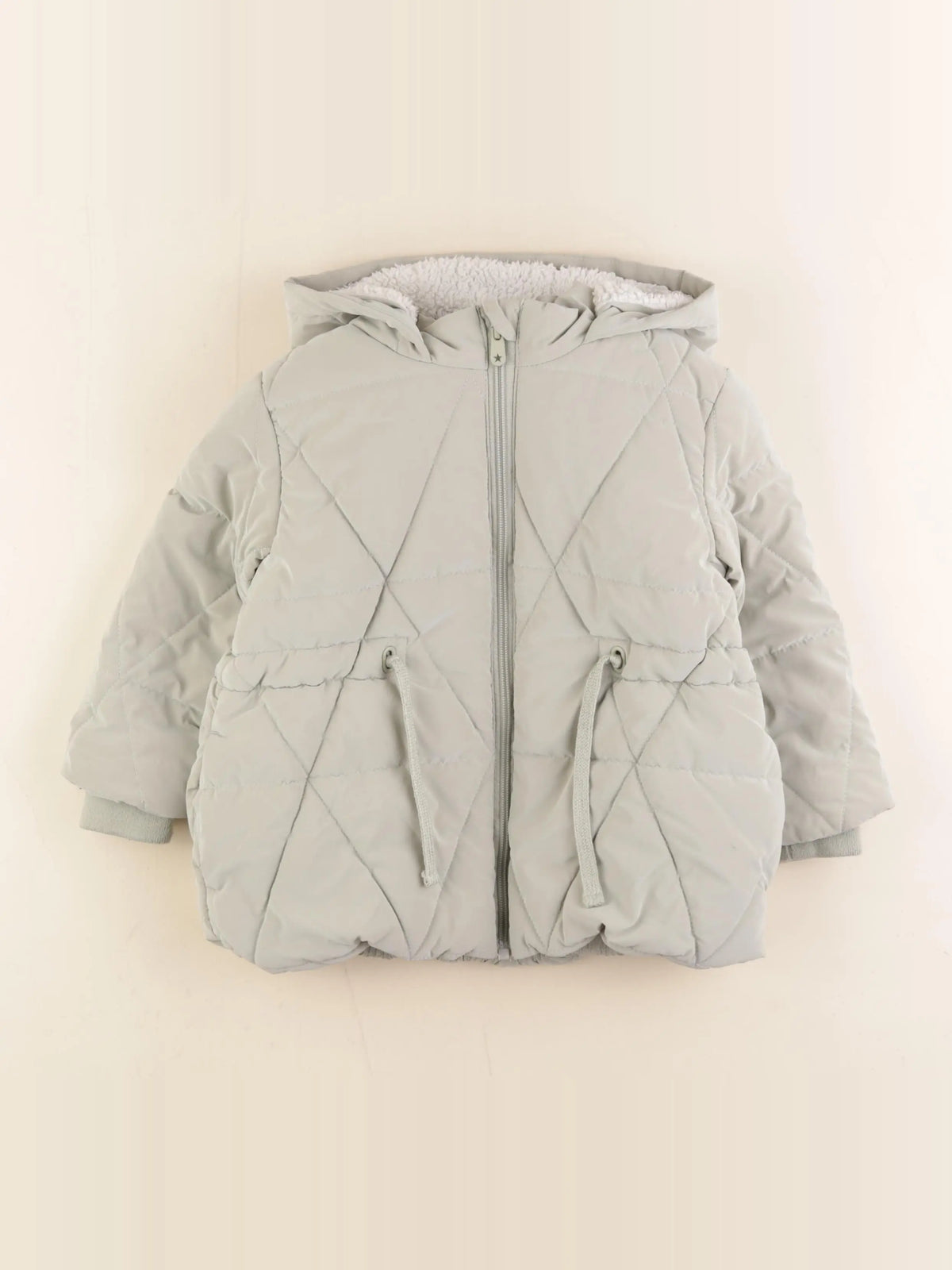 Vertbaudet - parka vert - 3 ans