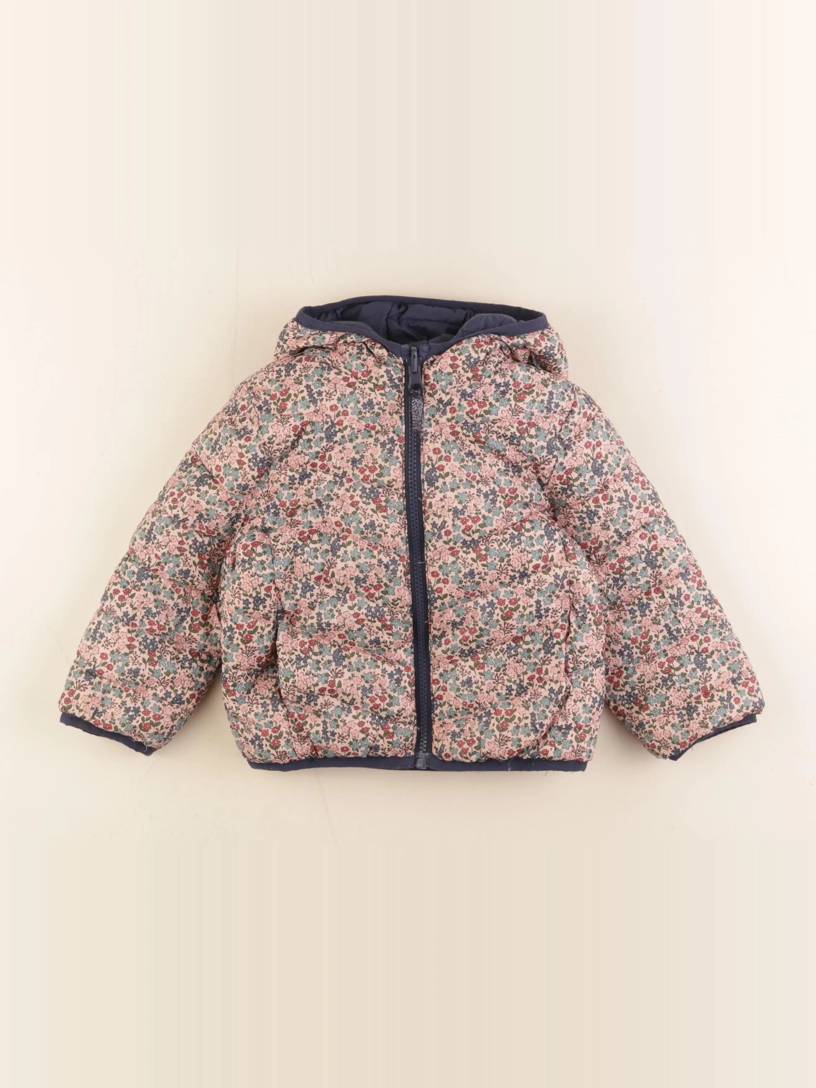 Vertbaudet - doudoune bleu - 3 ans