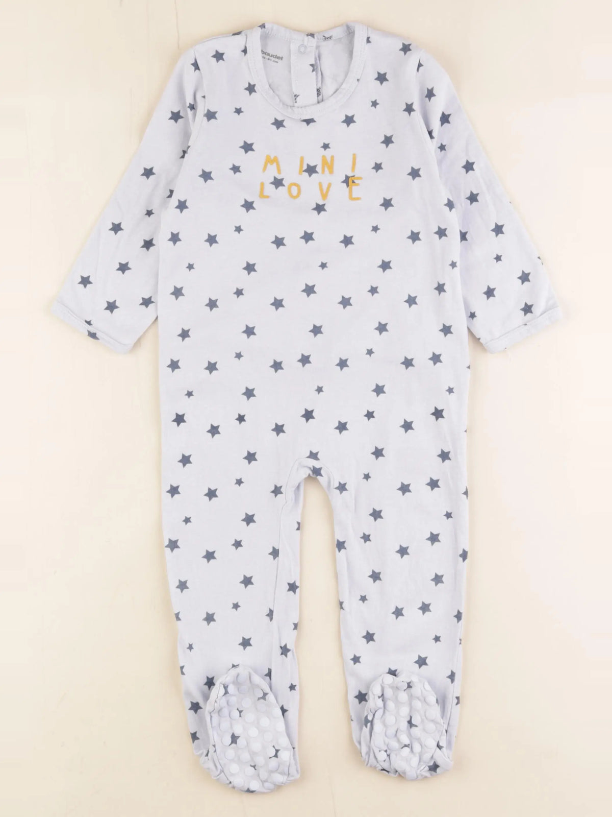 Vertbaudet - pyjama coton bleu - 18 mois