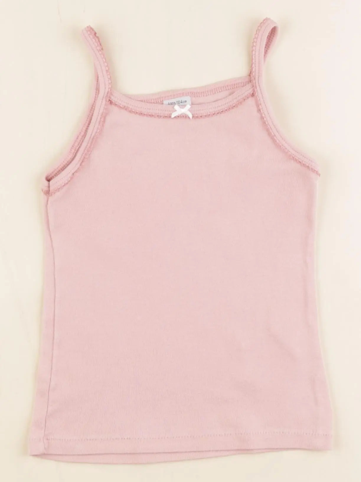 Petit Bateau - maillot de corps rose - 4 ans
