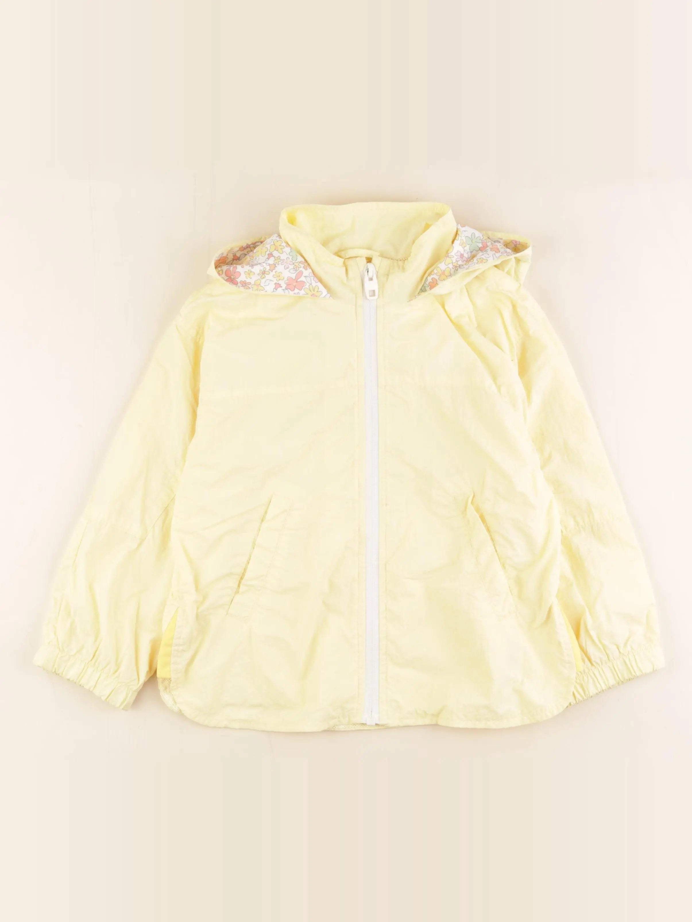 Zara - coupe-vent jaune - 3/4 ans