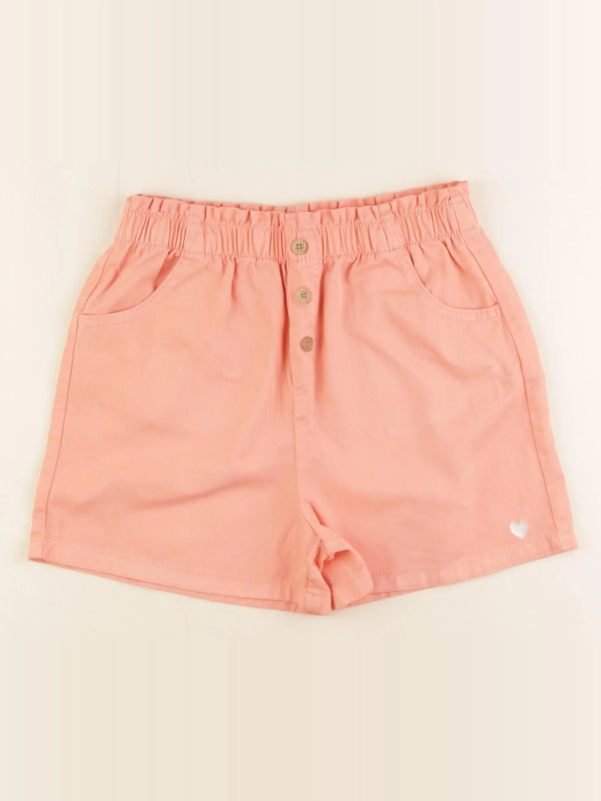 Vertbaudet - short orange - 10 ans