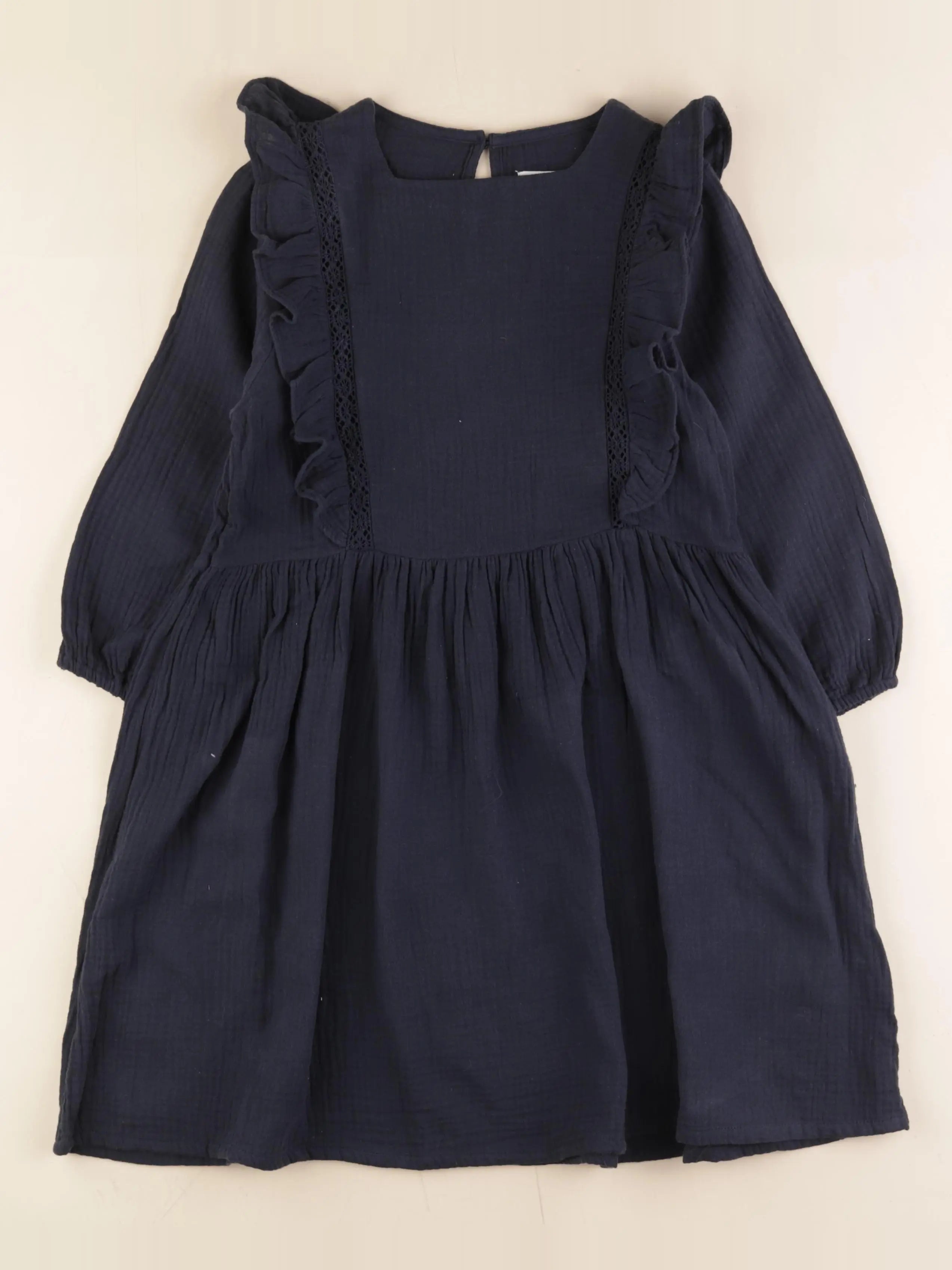 Vertbaudet - robe bleu - 10 ans