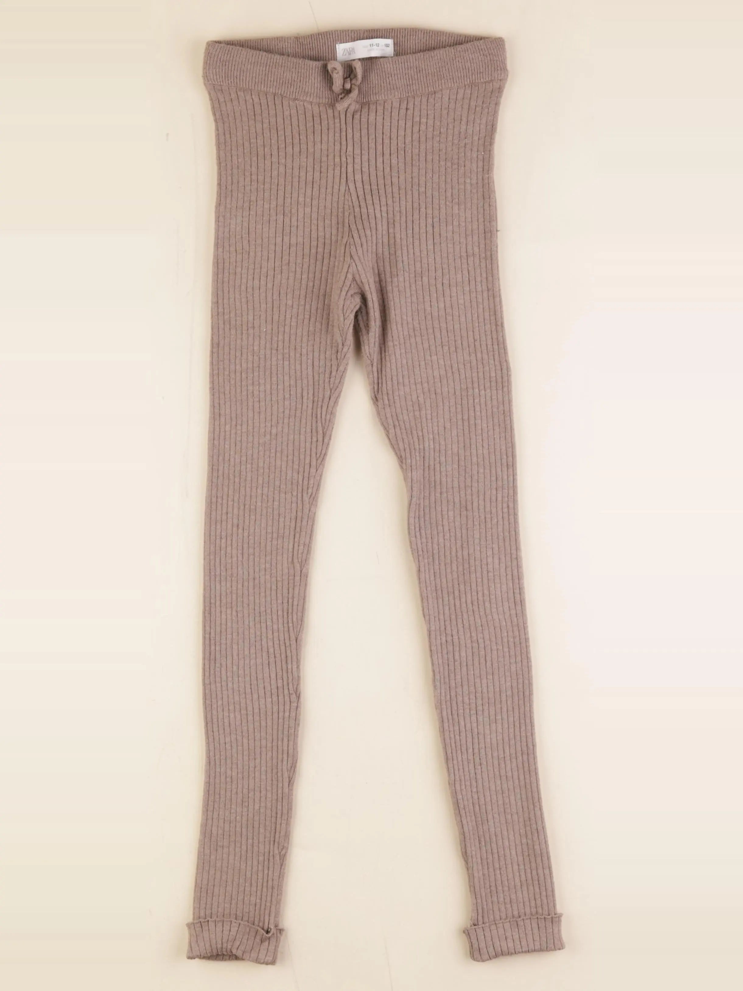 Zara - legging marron - 11/12 ans