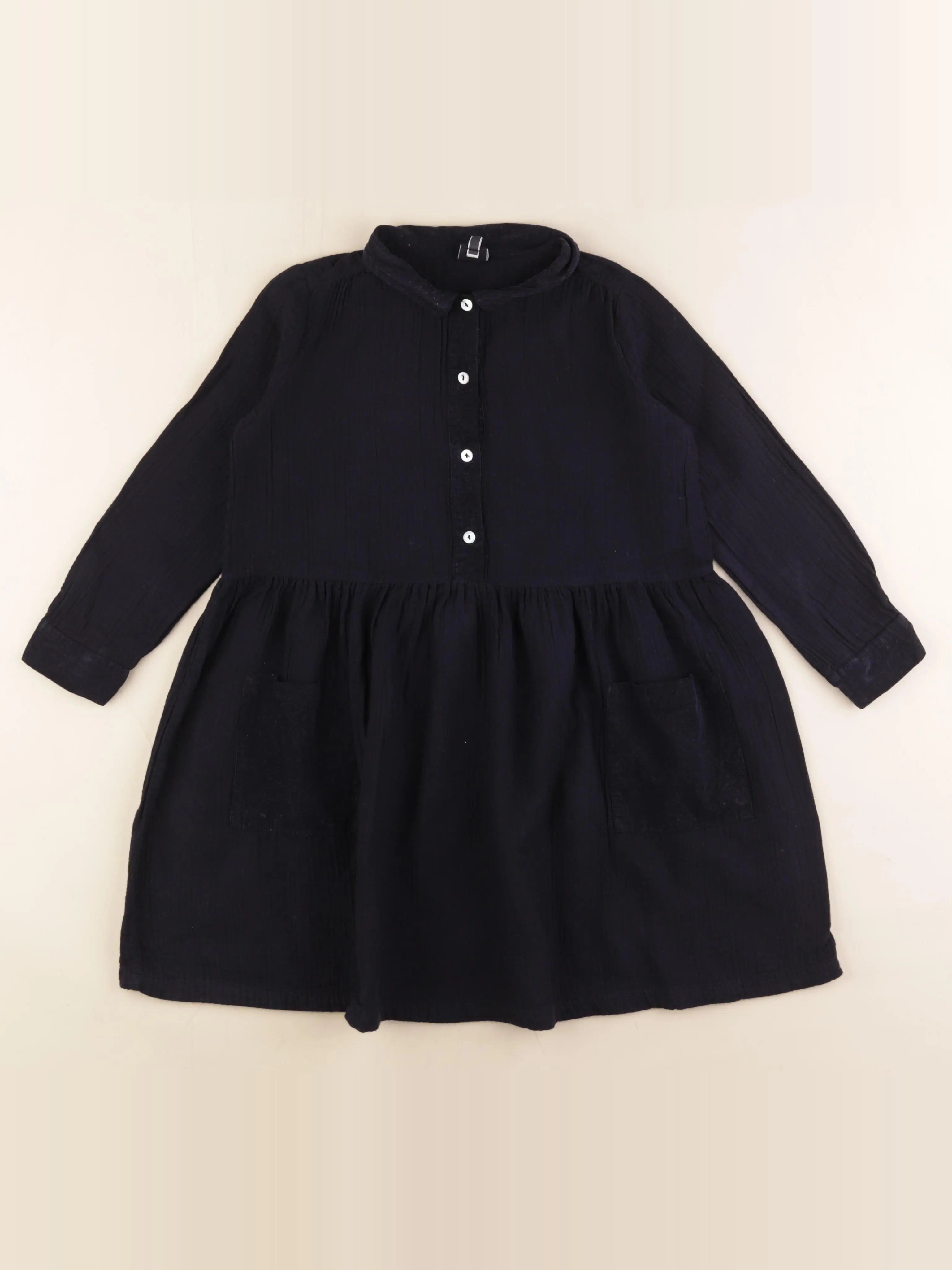 Bonton - robe bleu - 6 ans