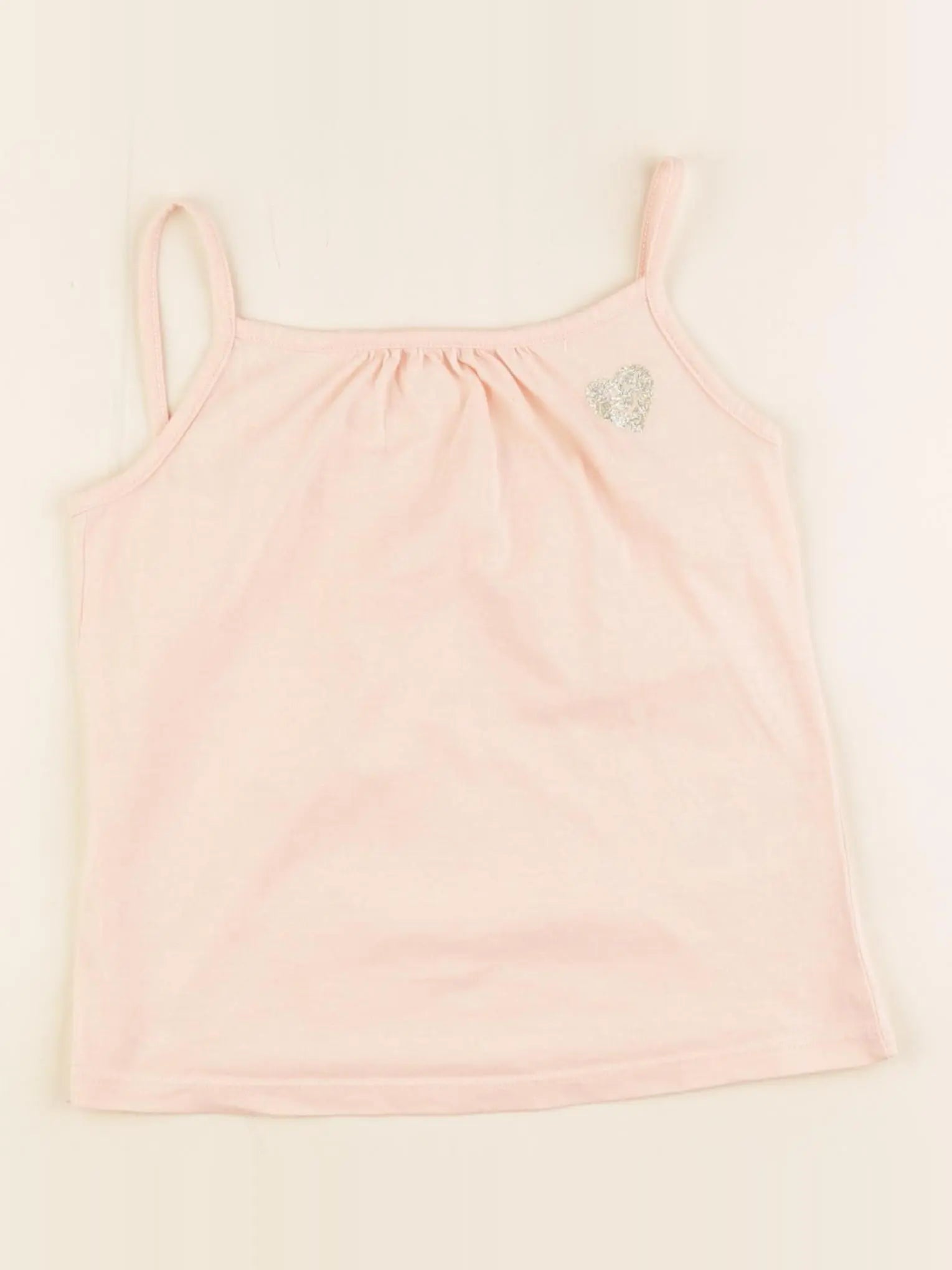 Vertbaudet - débardeur rose, or - 4 ans