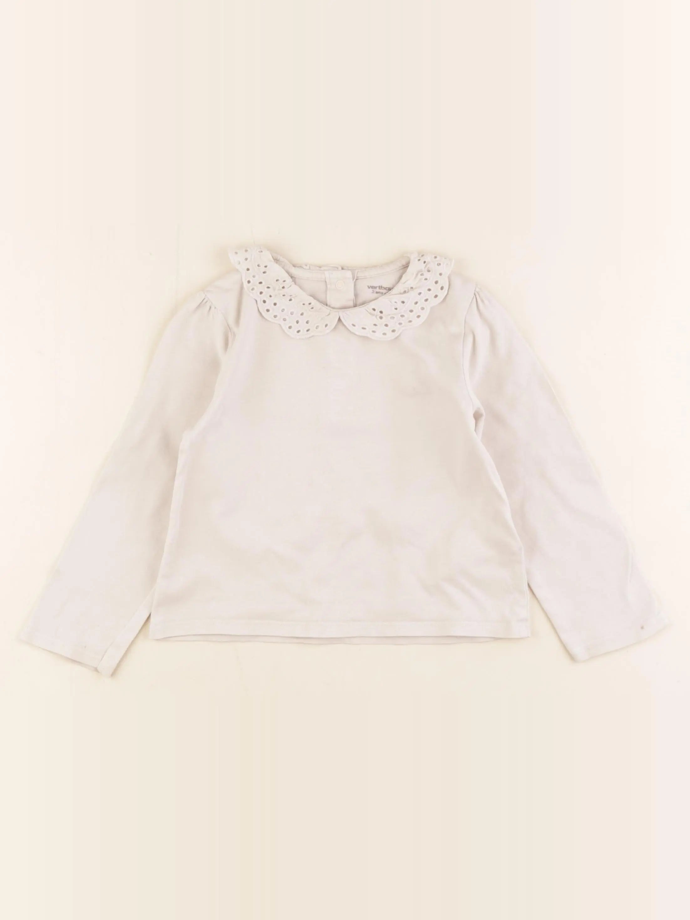 Vertbaudet - tee-shirt marron - 2 ans