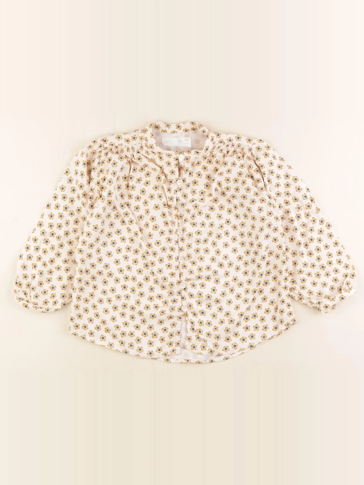 Zara - blouse jaune - 4/5 ans