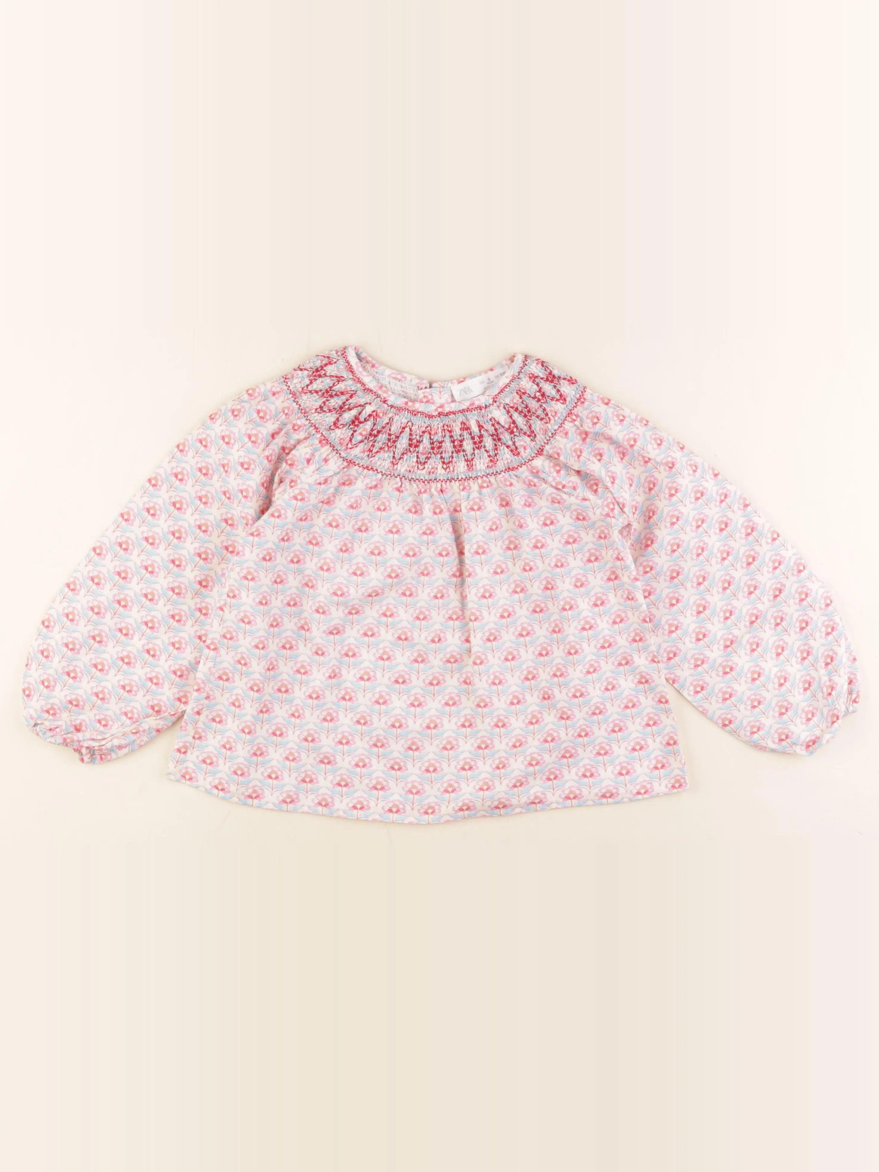 Zara - blouse rose - 5 ans