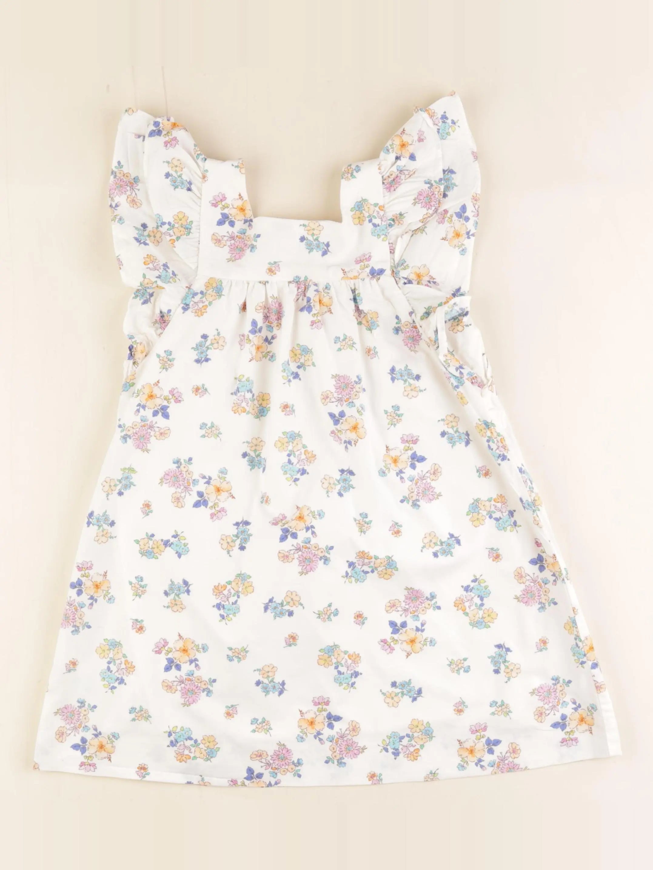 Zara - robe beige, multicolore - 4/5 ans