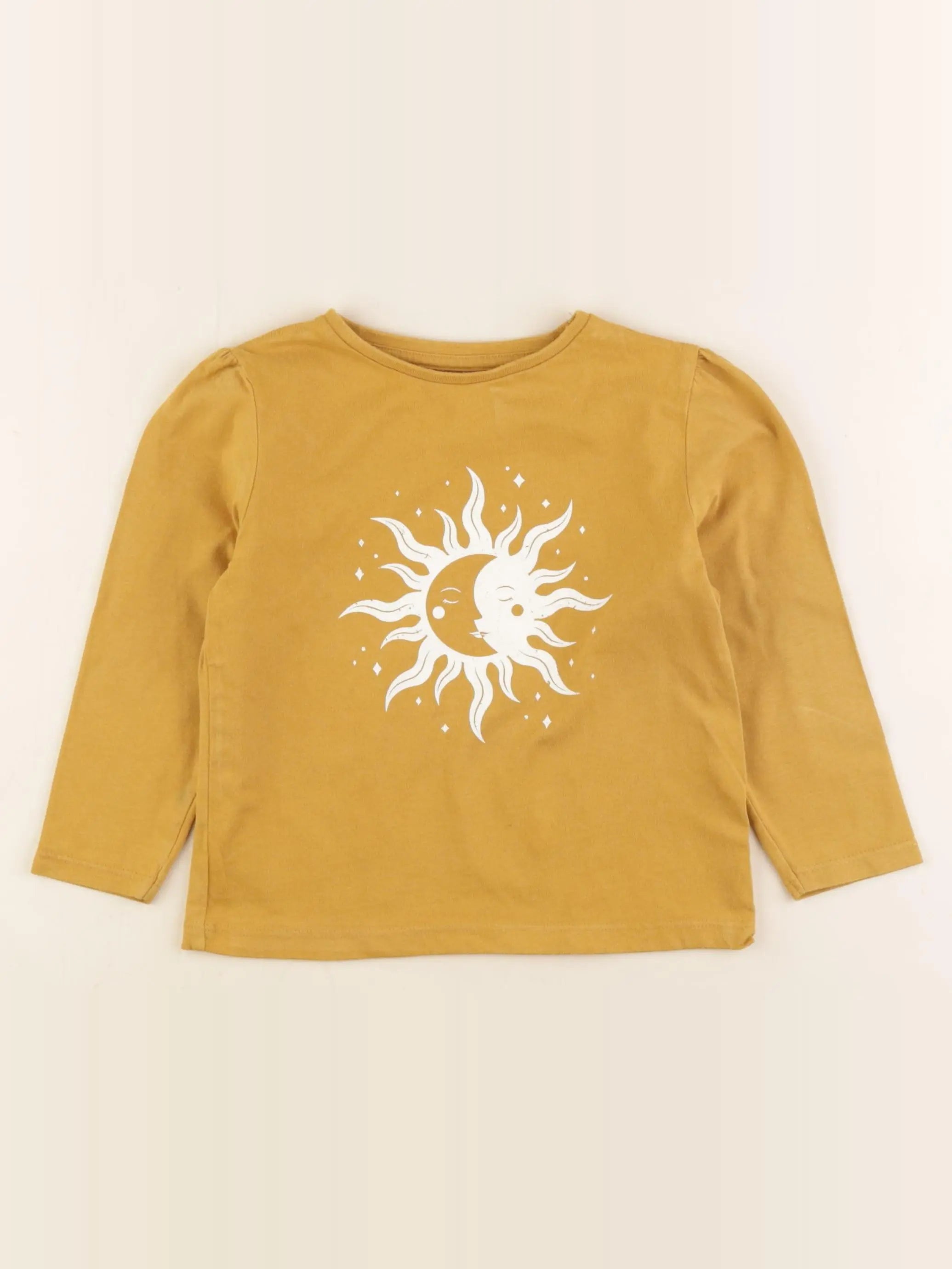 Little Cigogne - tee-shirt jaune - 3 ans