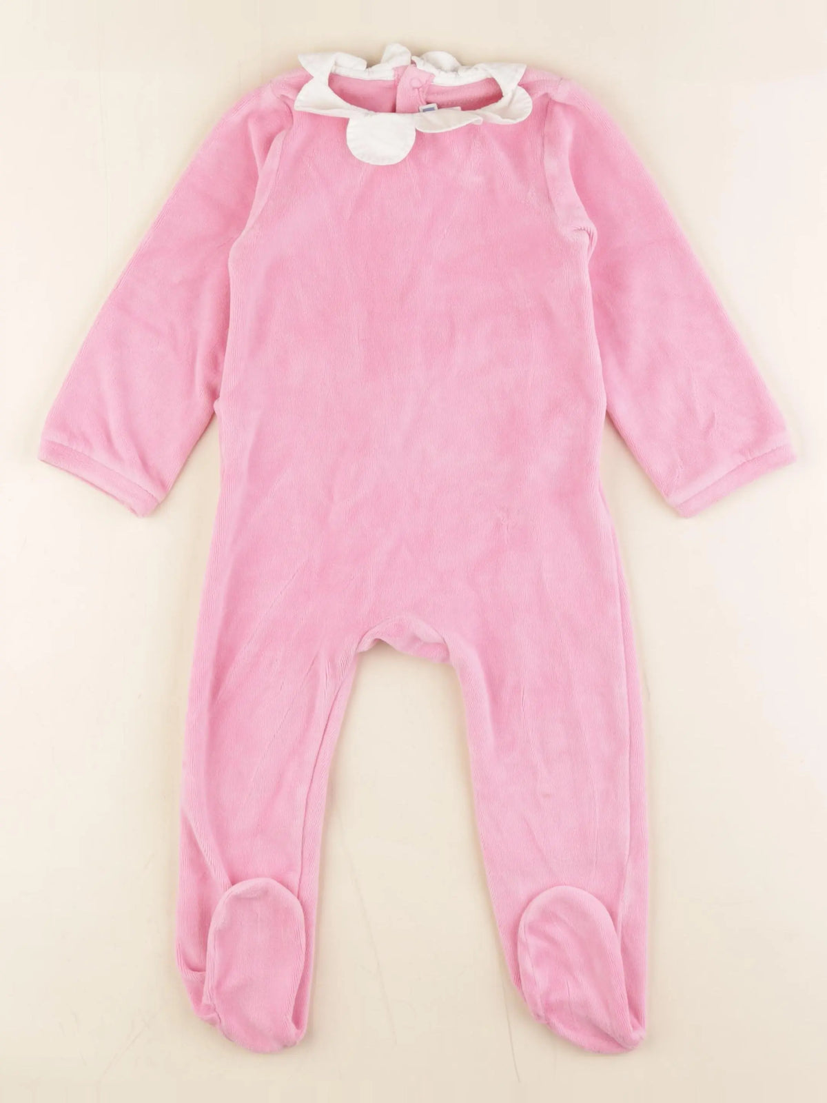 Jacadi - pyjama velours rose - 24 mois