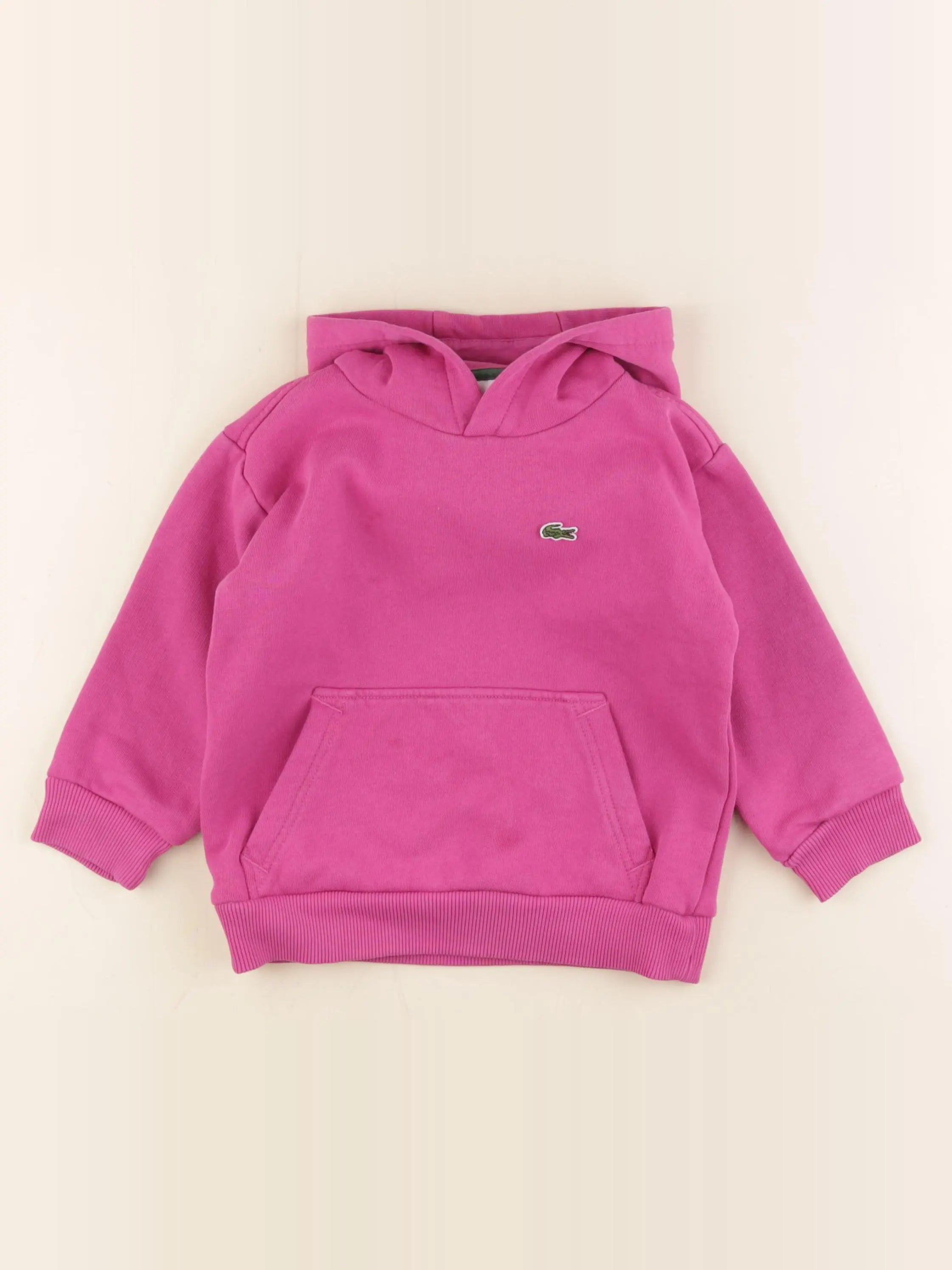 Lacoste - sweat rose - 3 ans