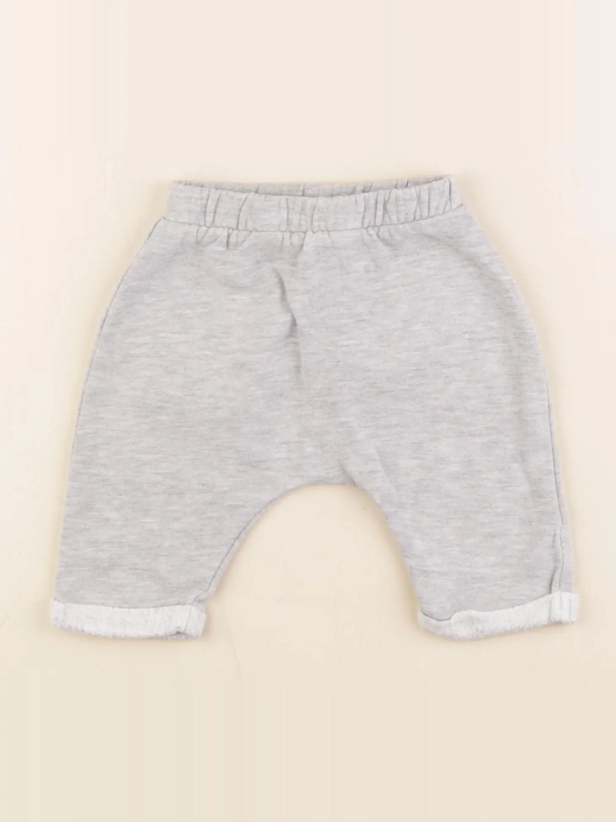 Vertbaudet - sarouel gris - 1 mois