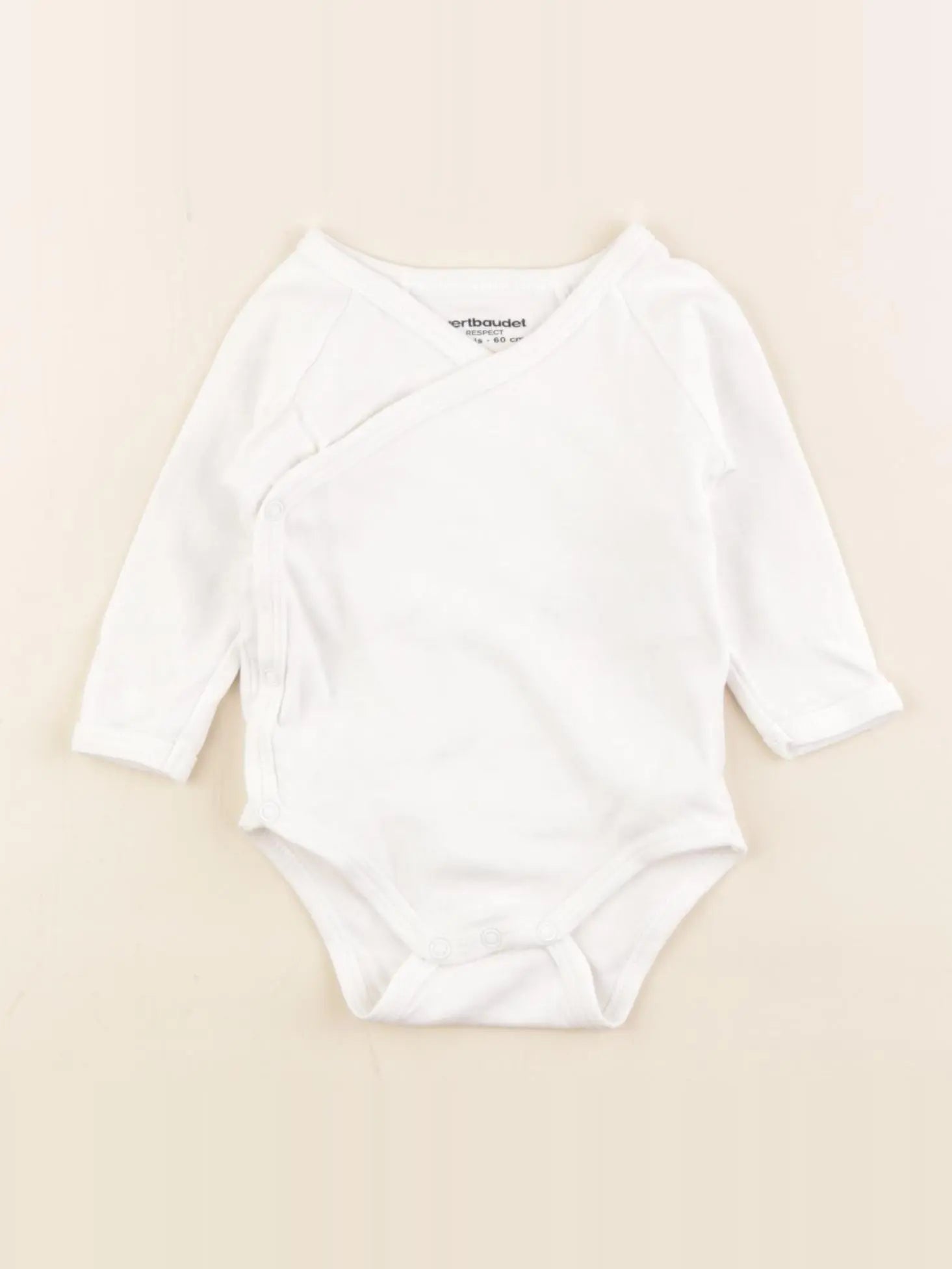 Vertbaudet - body blanc - 3 mois