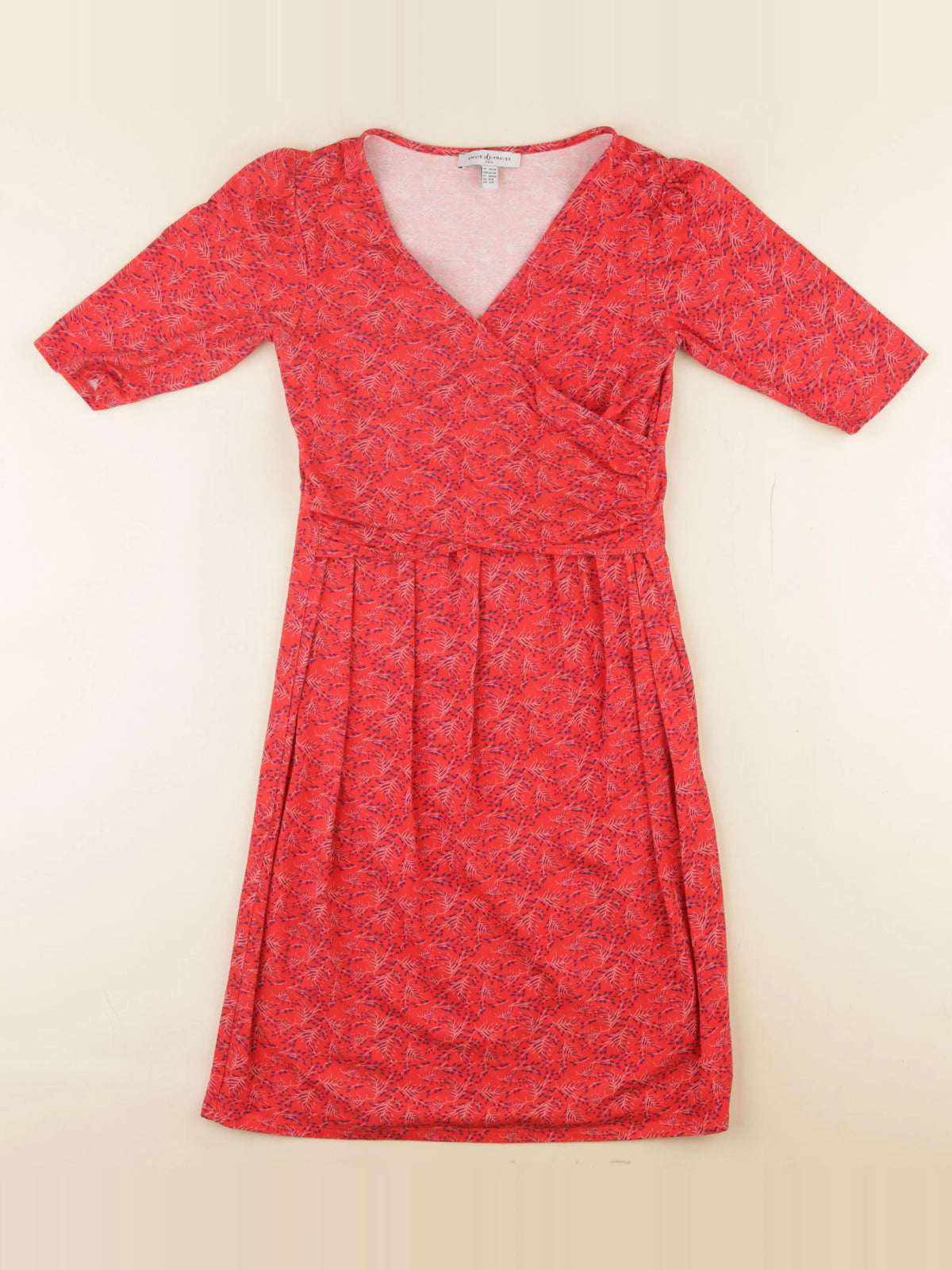 Envie de fraise - robe allaitement rouge - 34 à 36