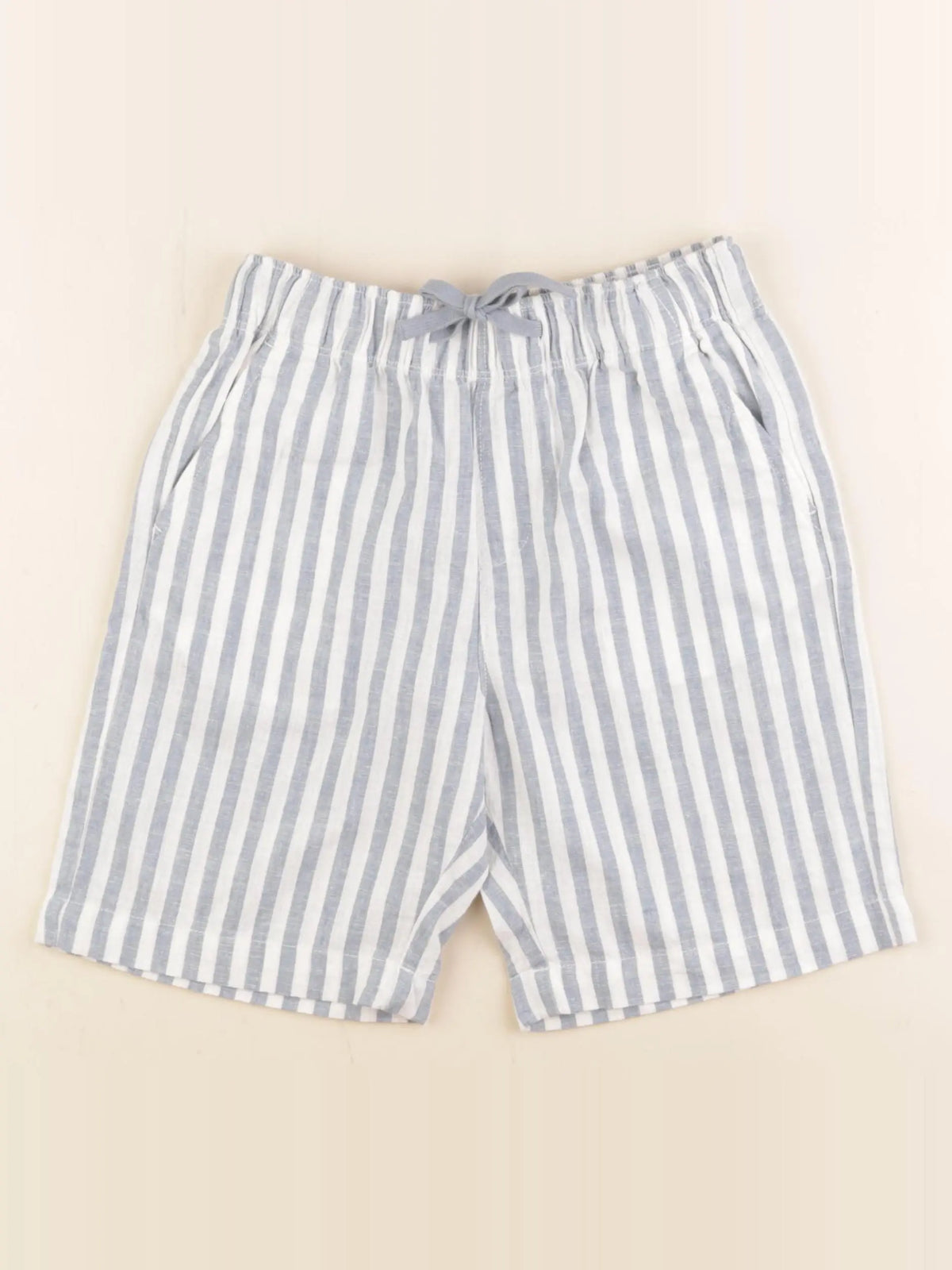 Monoprix - short bleu - 8 ans