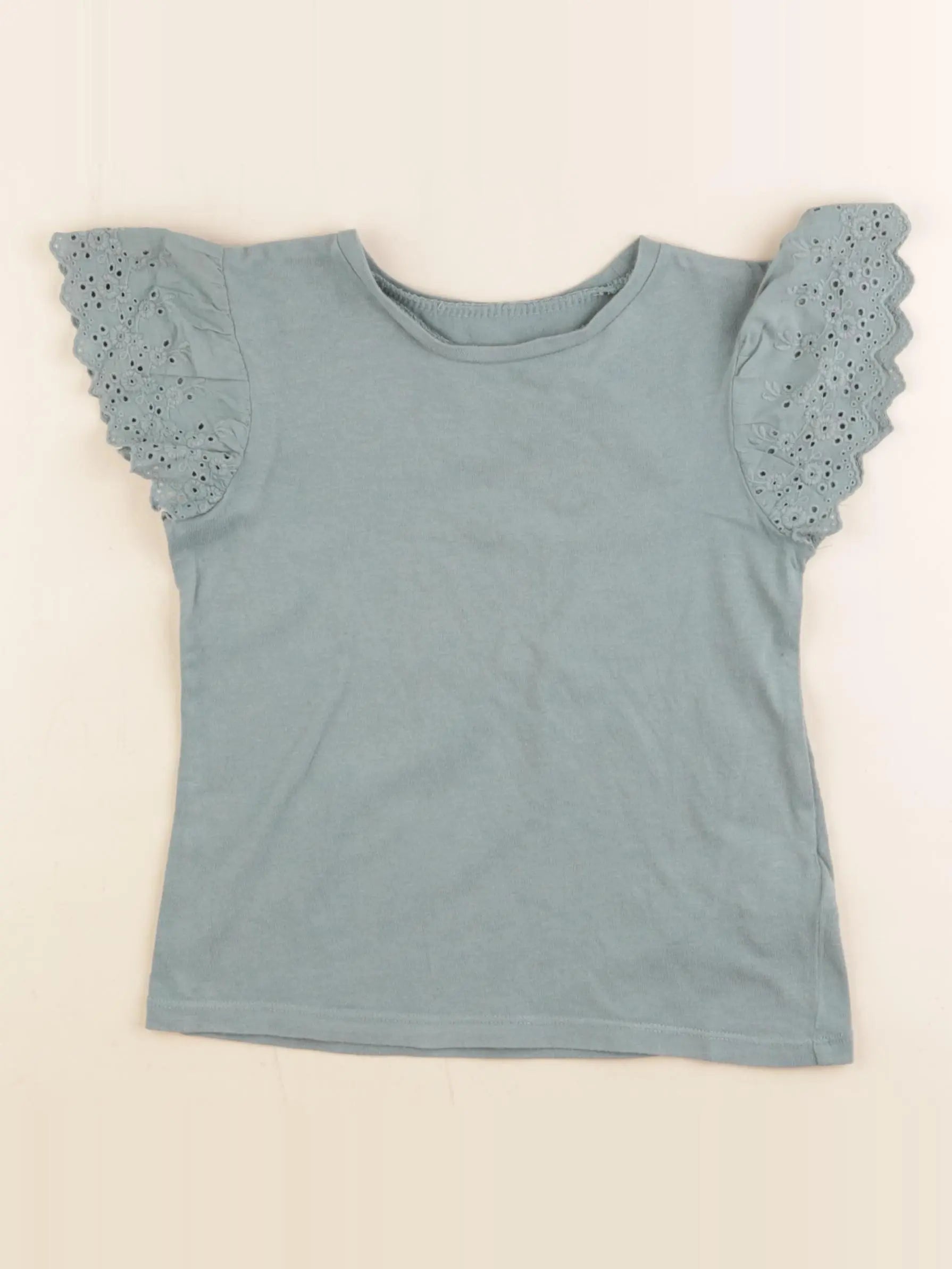 Vertbaudet - tee-shirt vert - 4 ans