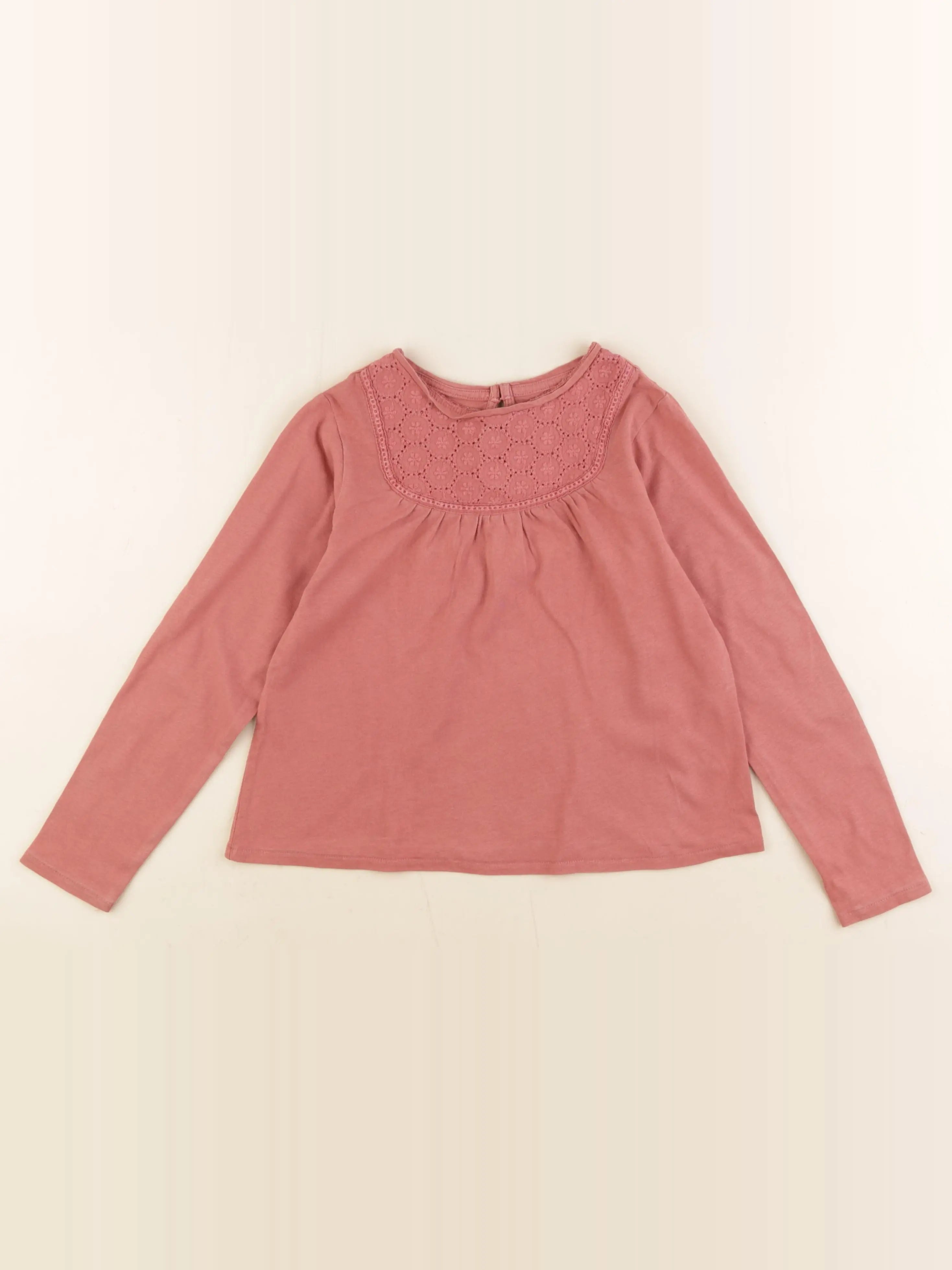 Vertbaudet - tee-shirt rose - 8 ans