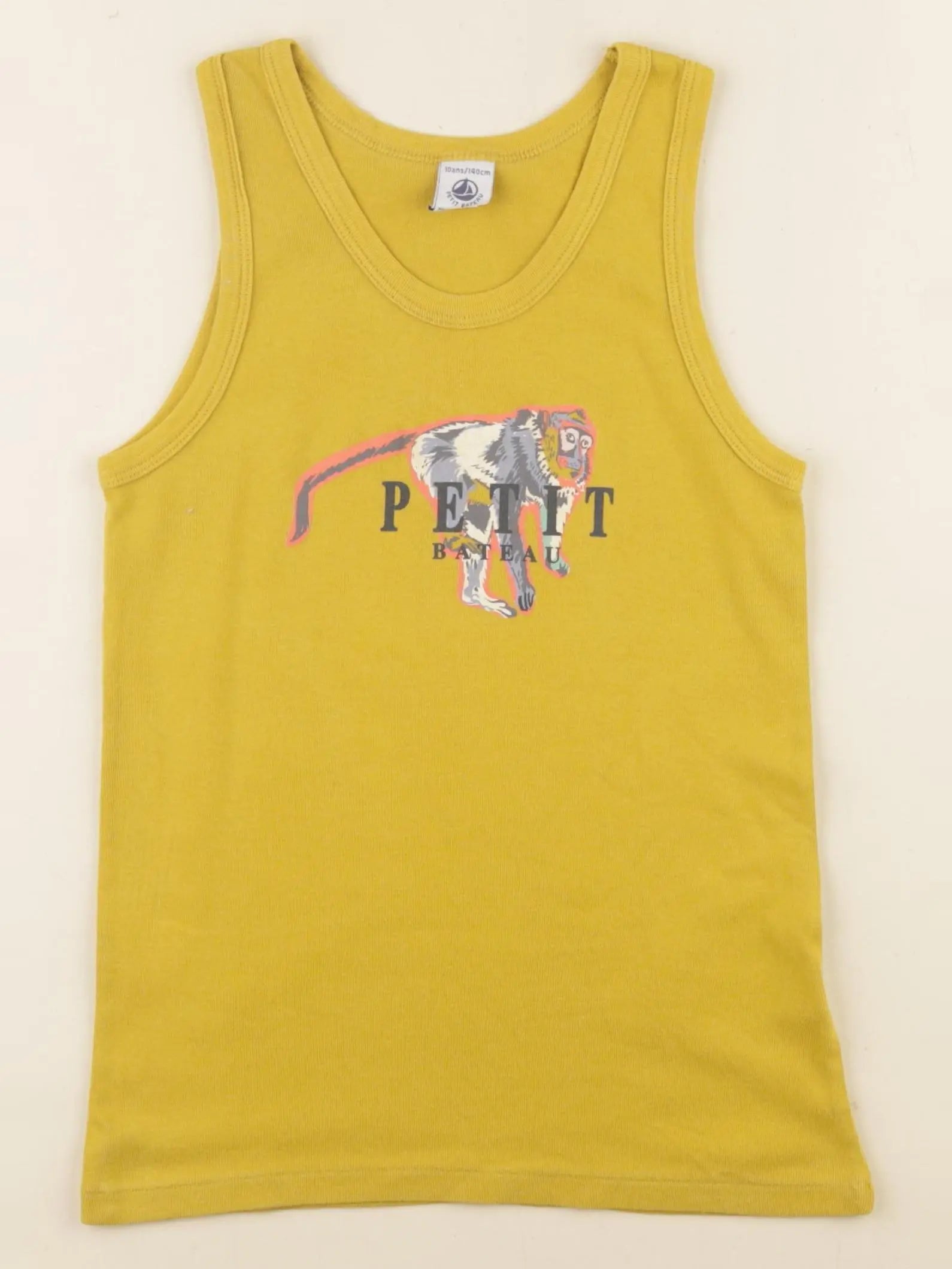 Petit Bateau - débardeur jaune - 10 ans