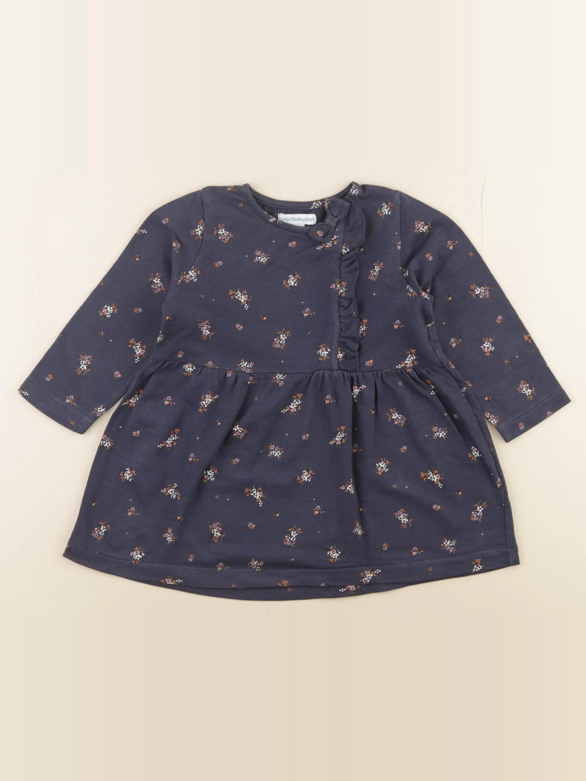 Vertbaudet - robe bleu - 24 mois