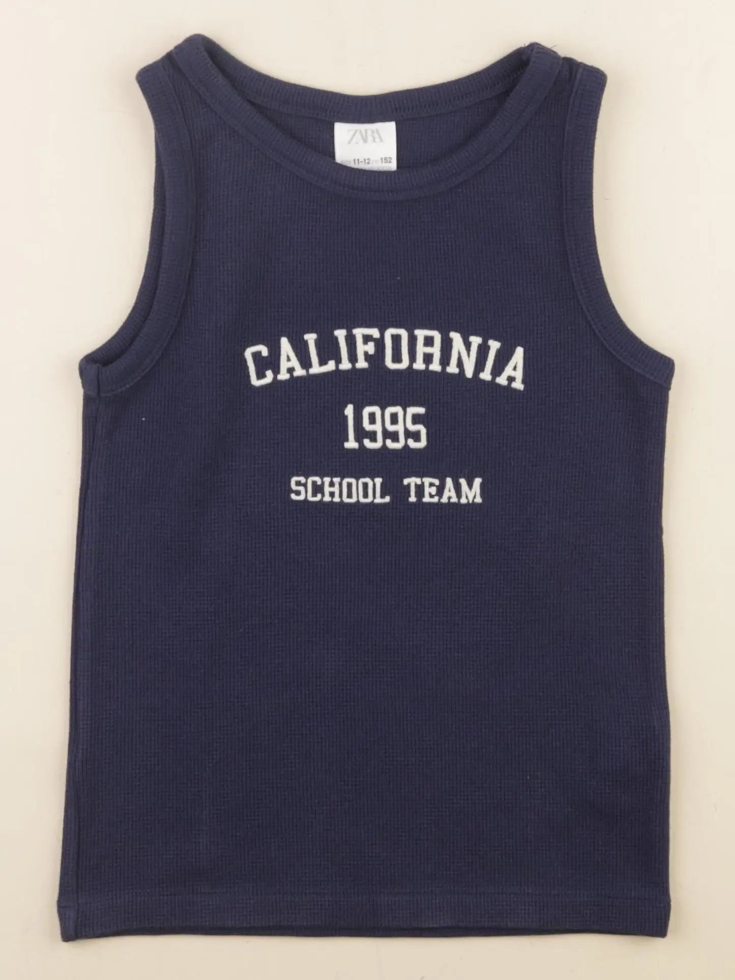 H&M - débardeur bleu - 11/12 ans