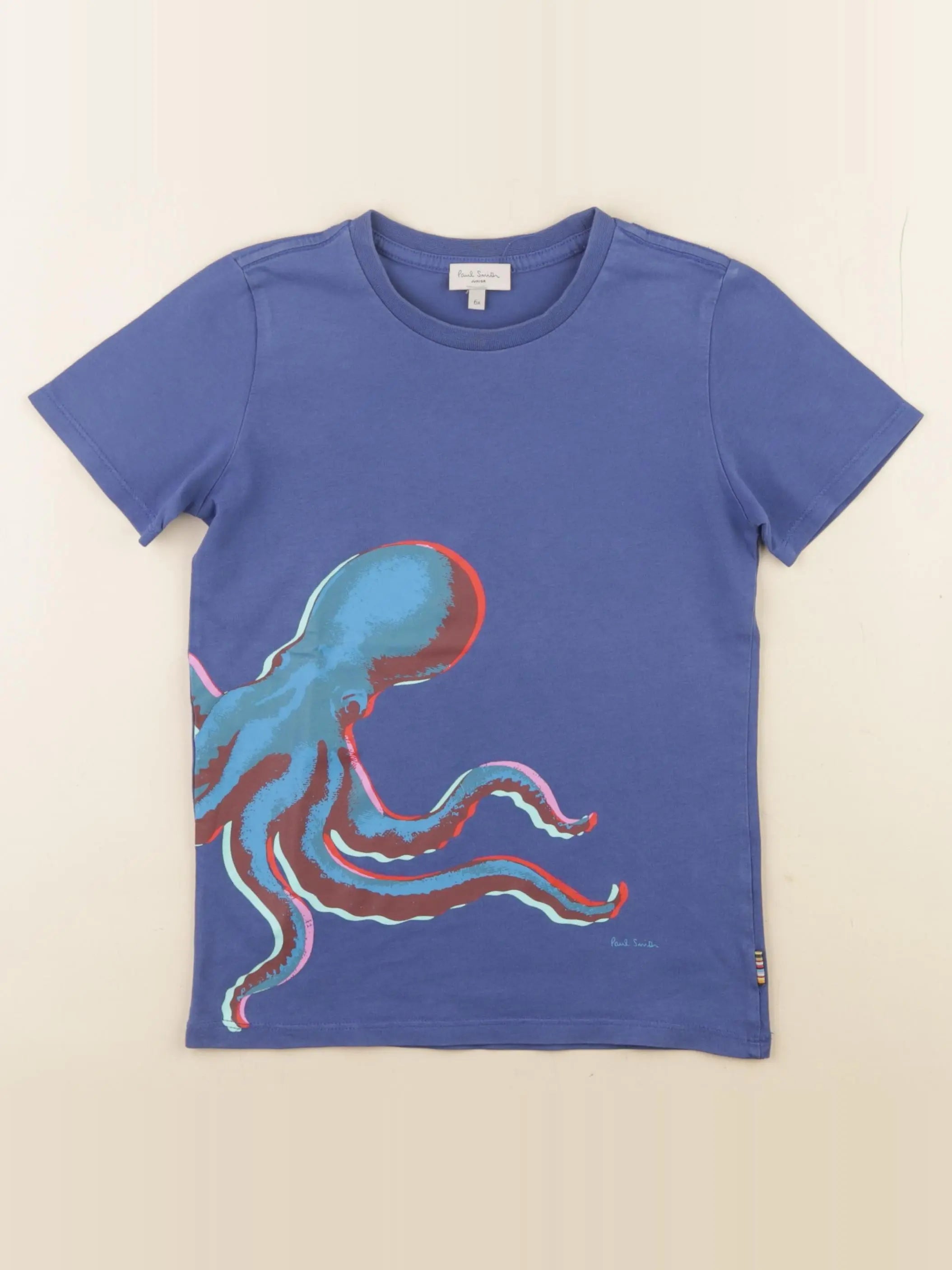 Paul Smith - tee-shirt bleu - 6 ans