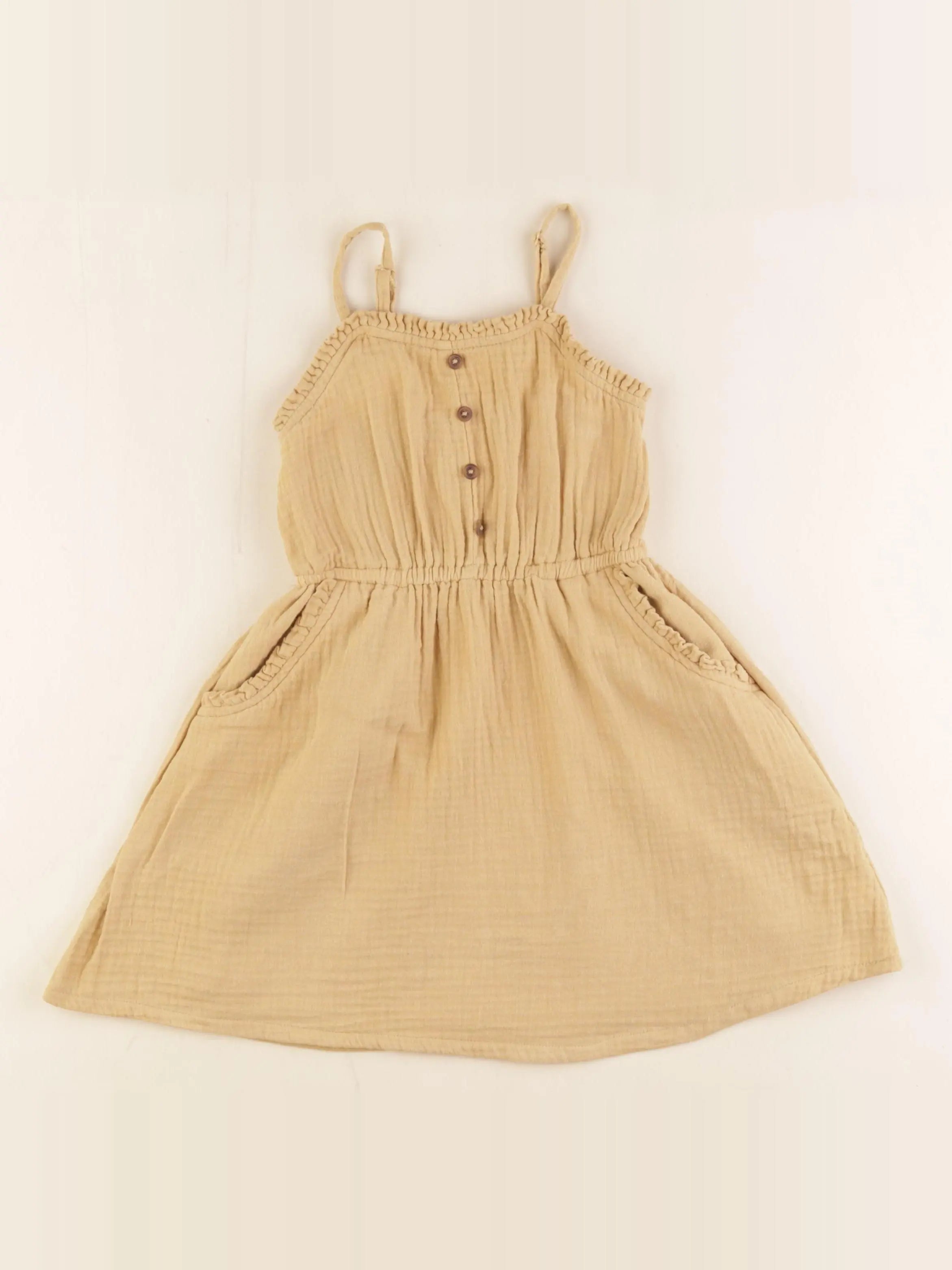 Vertbaudet - robe jaune - 4 ans