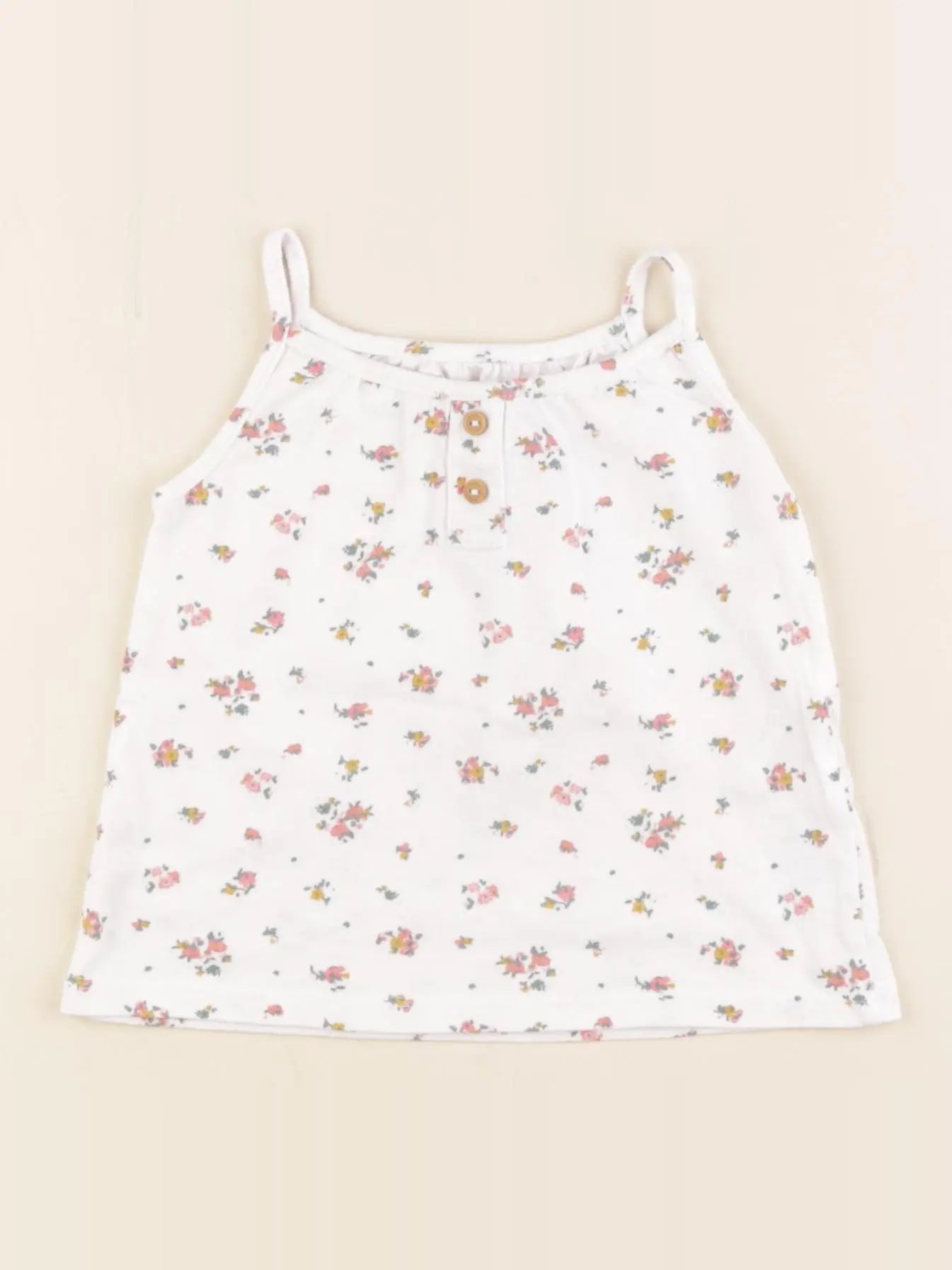 Vertbaudet - débardeur blanc - 9 mois