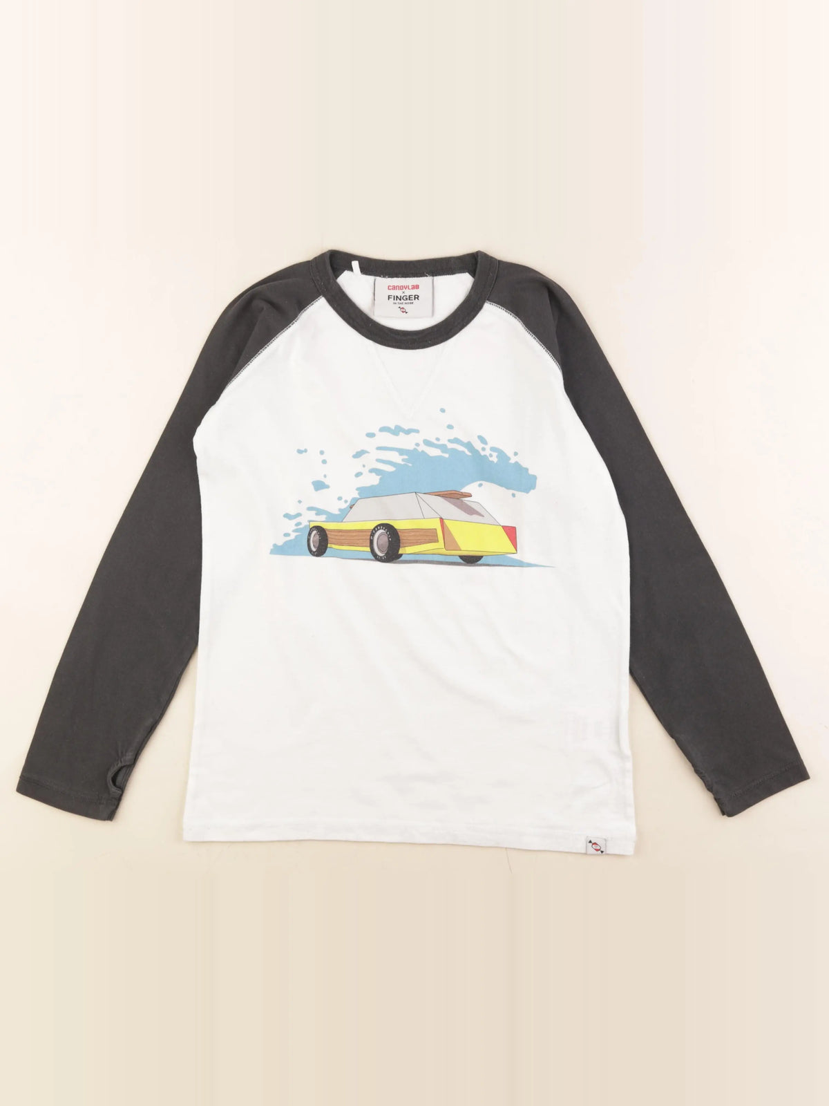 Finger in the nose - tee-shirt noir, blanc - 10/11 ans