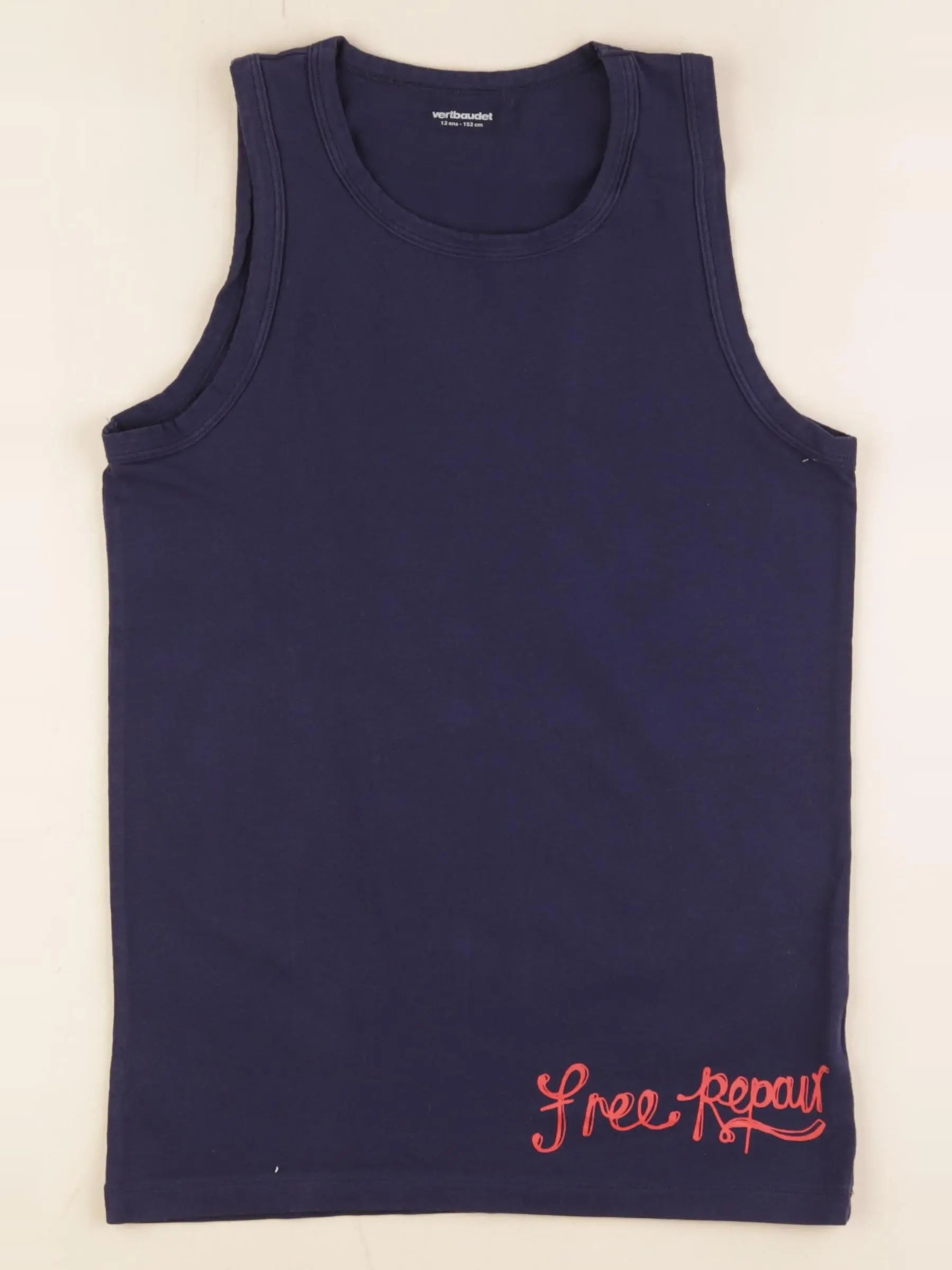 Vertbaudet - débardeur bleu - 12 ans