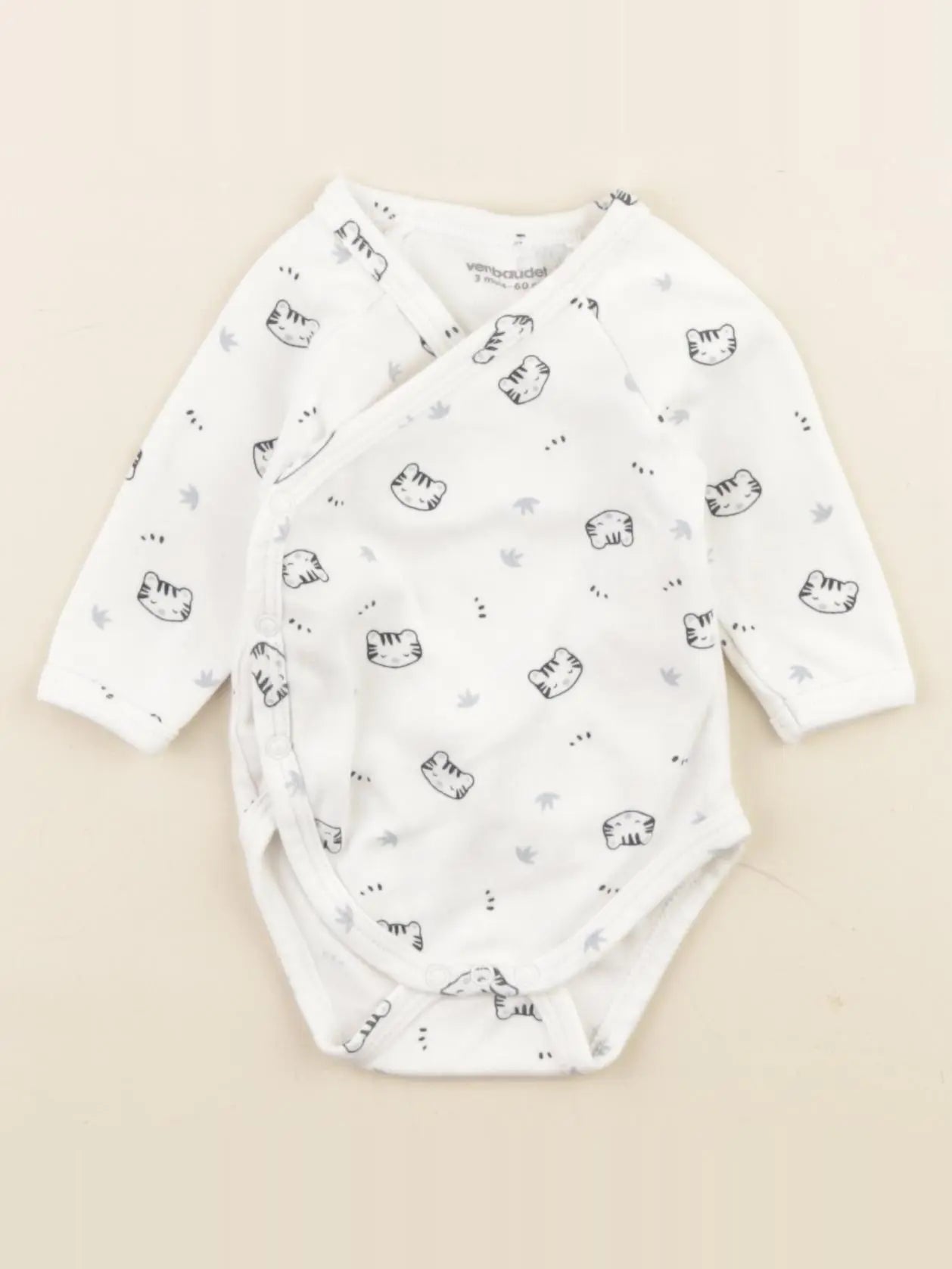 Vertbaudet - body blanc - 3 mois