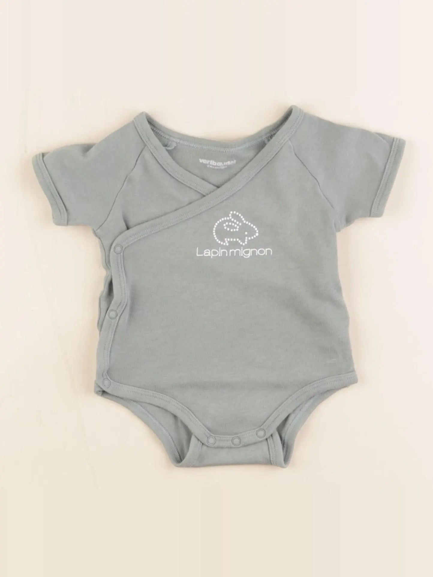 Vertbaudet - body vert - 3 mois