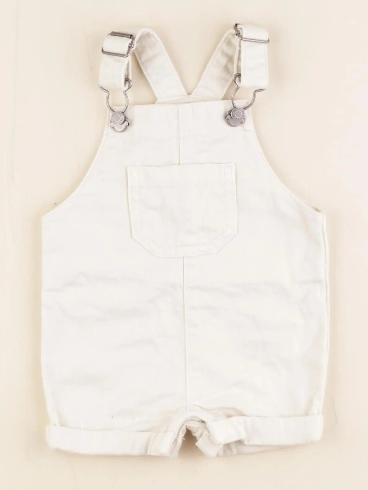 Vertbaudet - salopette beige - 3 mois