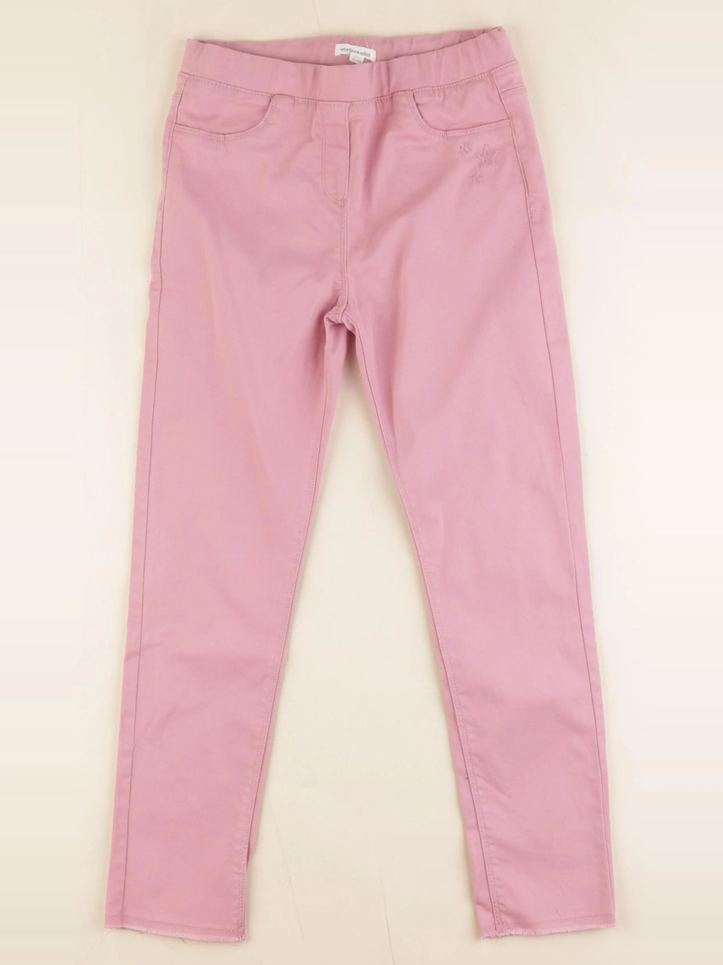 Vertbaudet - jegging rose - 10 ans