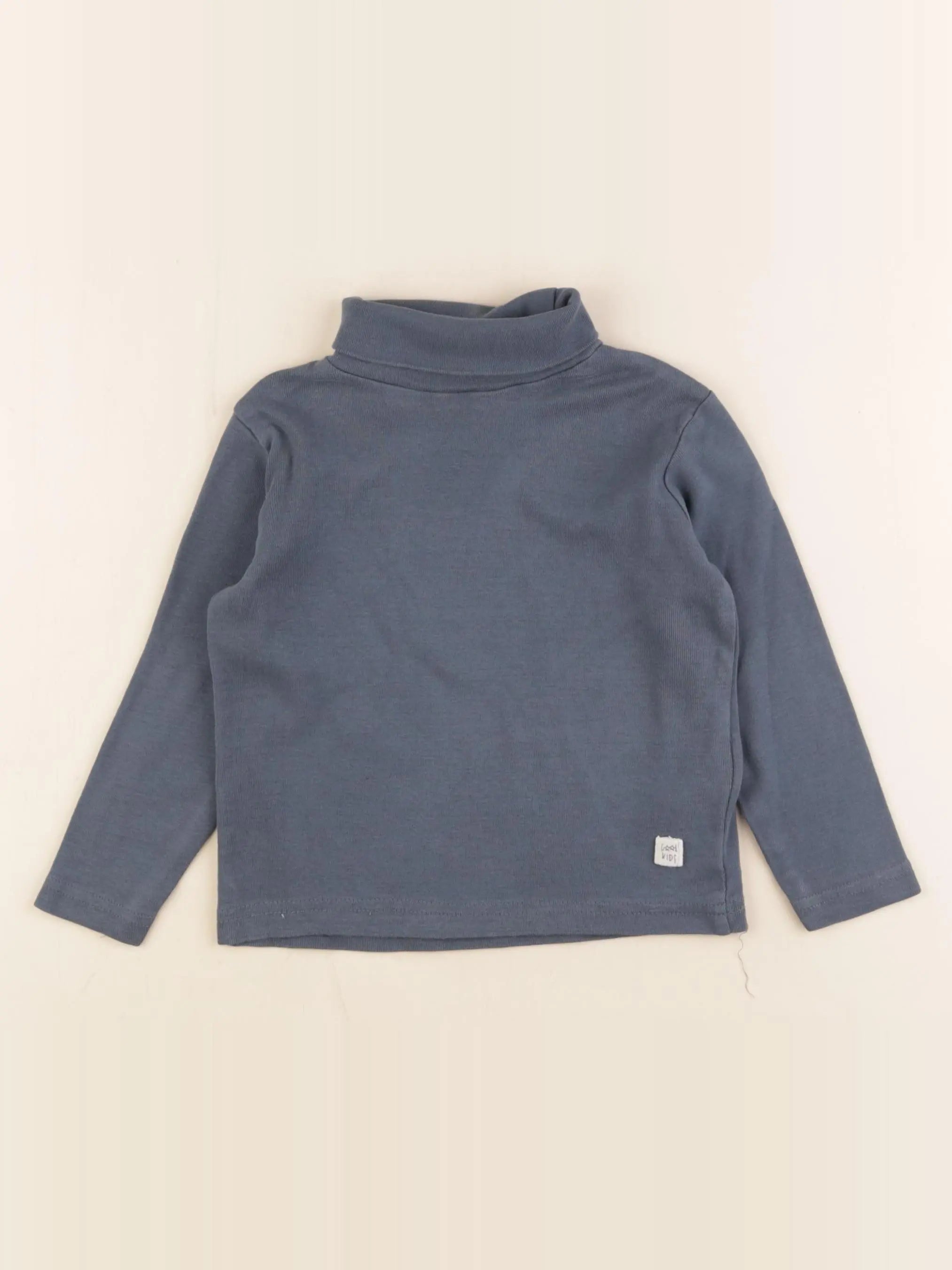 Vertbaudet - sous-pull bleu - 3 ans