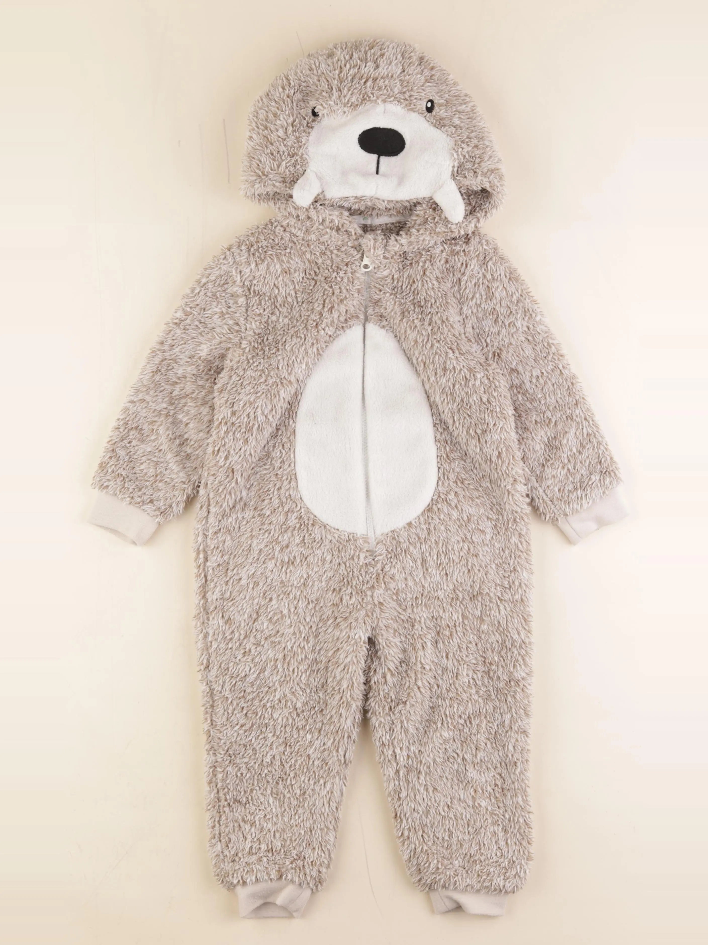 Vertbaudet - sur-pyjama marron - 3 ans