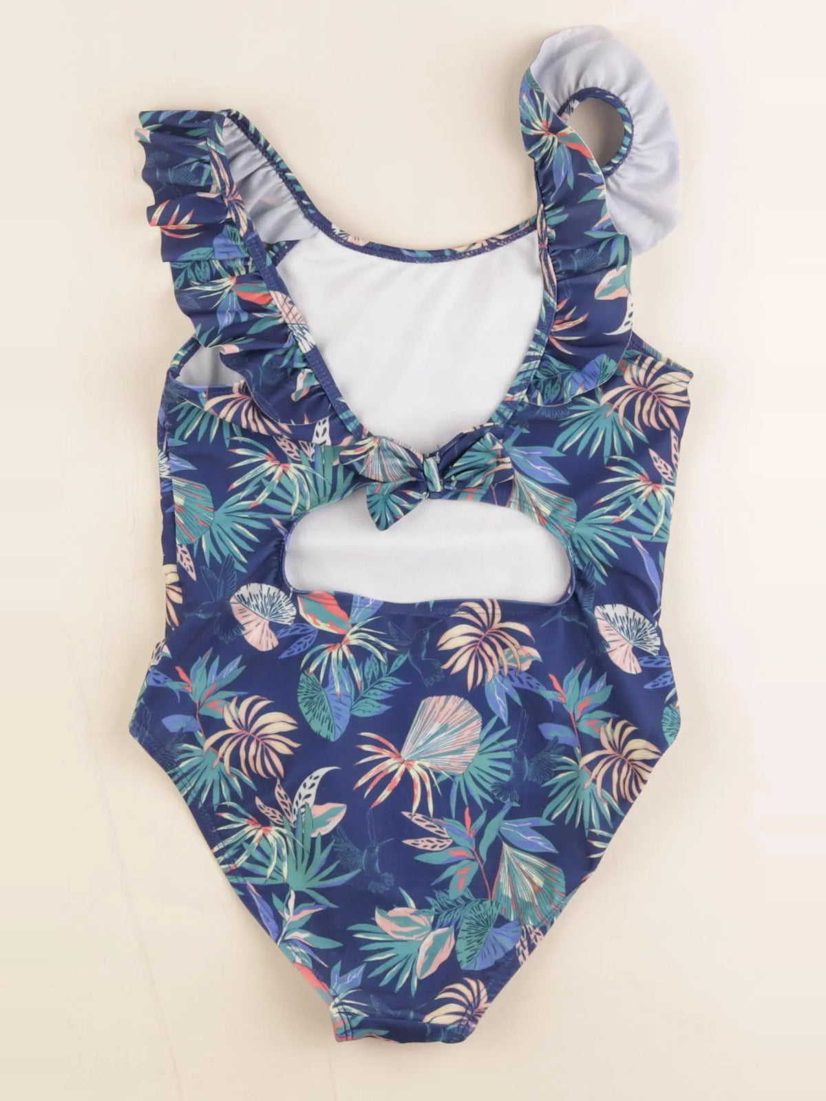 Vertbaudet - maillot de bain bleu - 8 ans