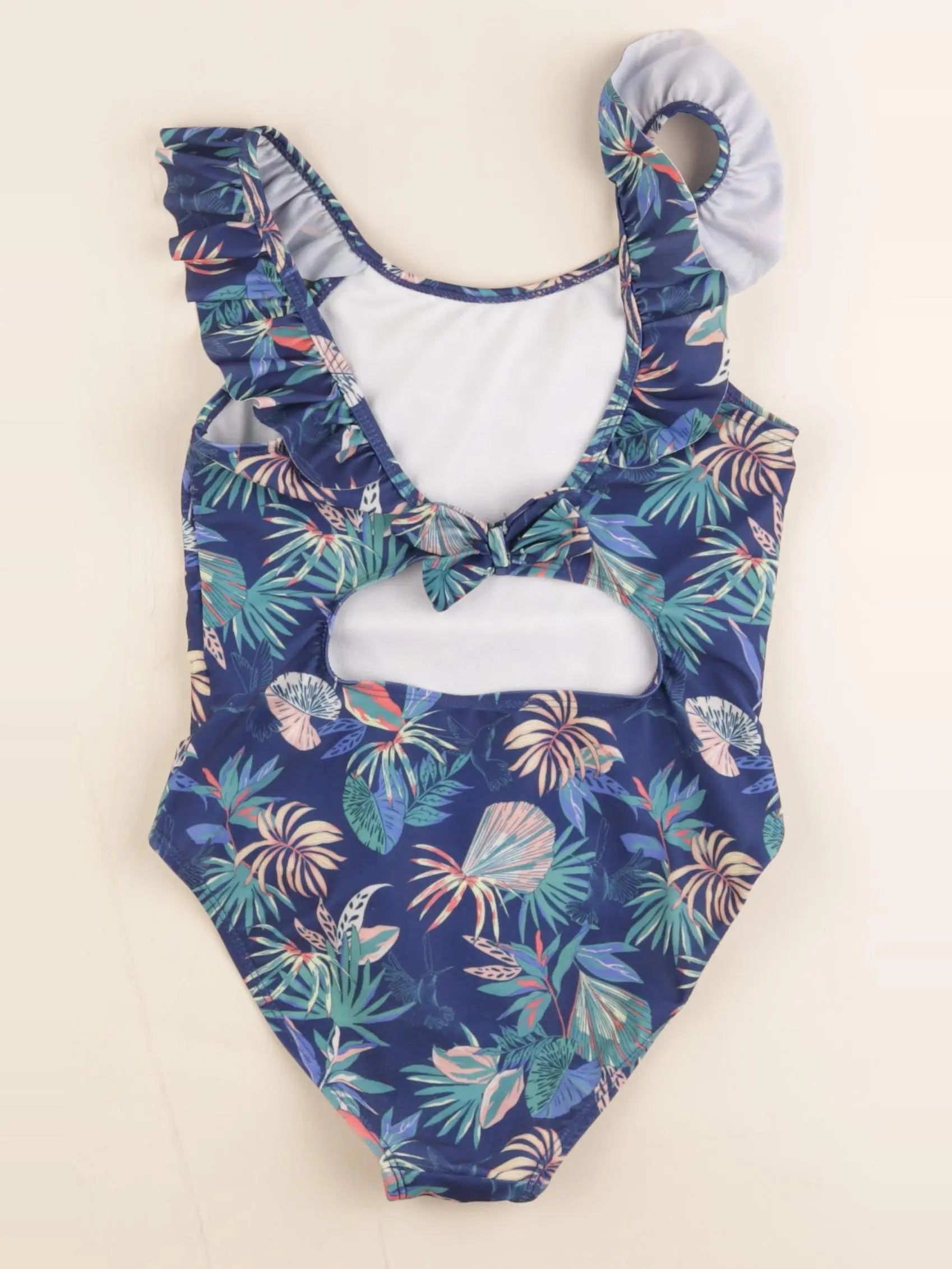 Vertbaudet - maillot de bain bleu - 8 ans