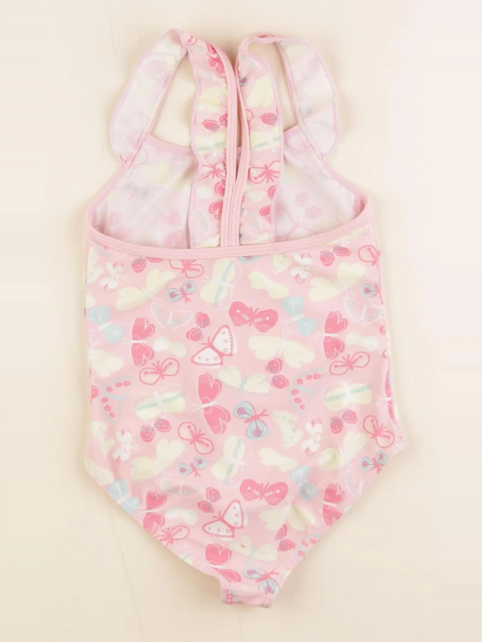 Vertbaudet - maillot de bain rose - 8 ans