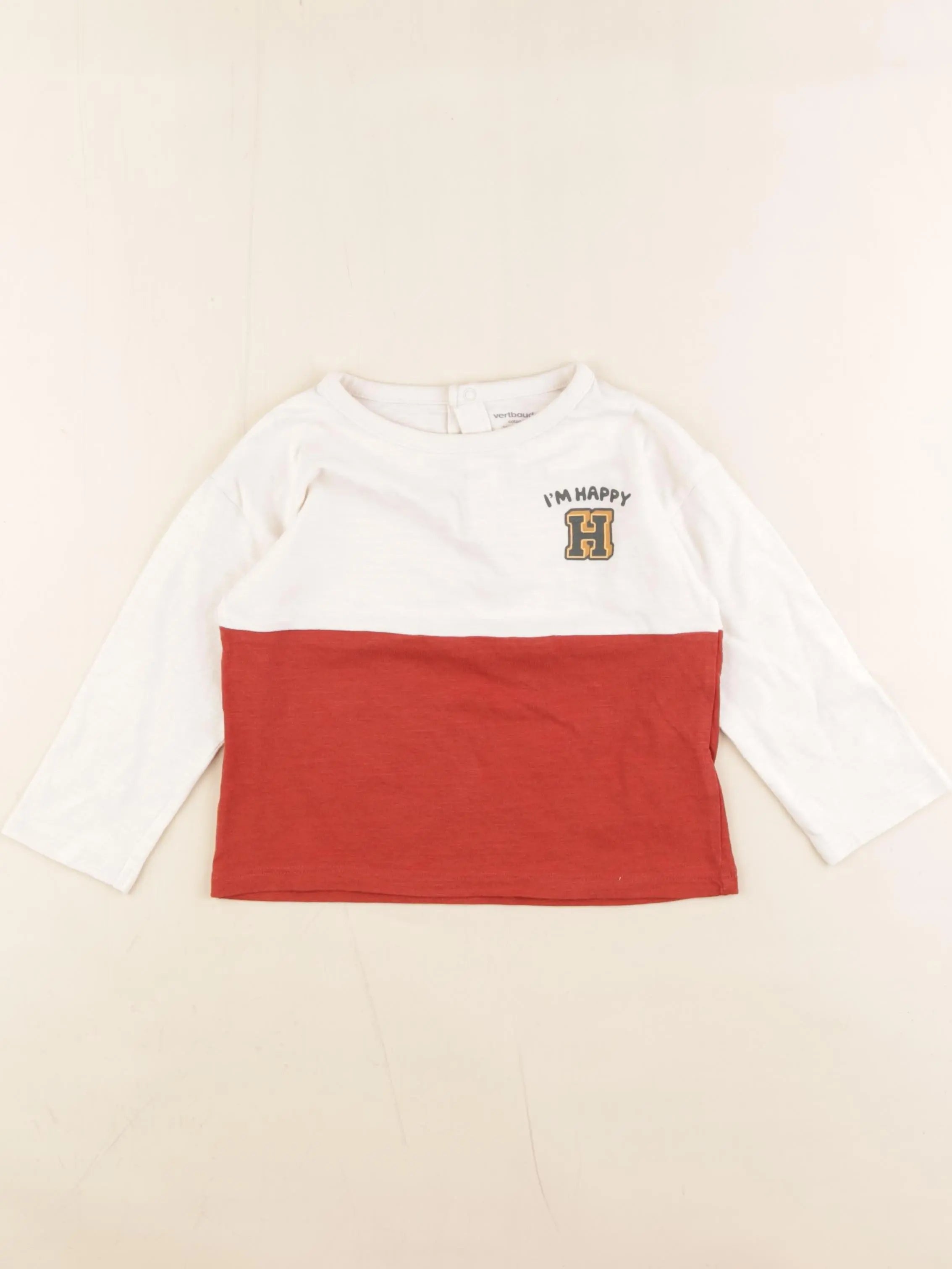 Vertbaudet - tee-shirt multicolore - 24 mois