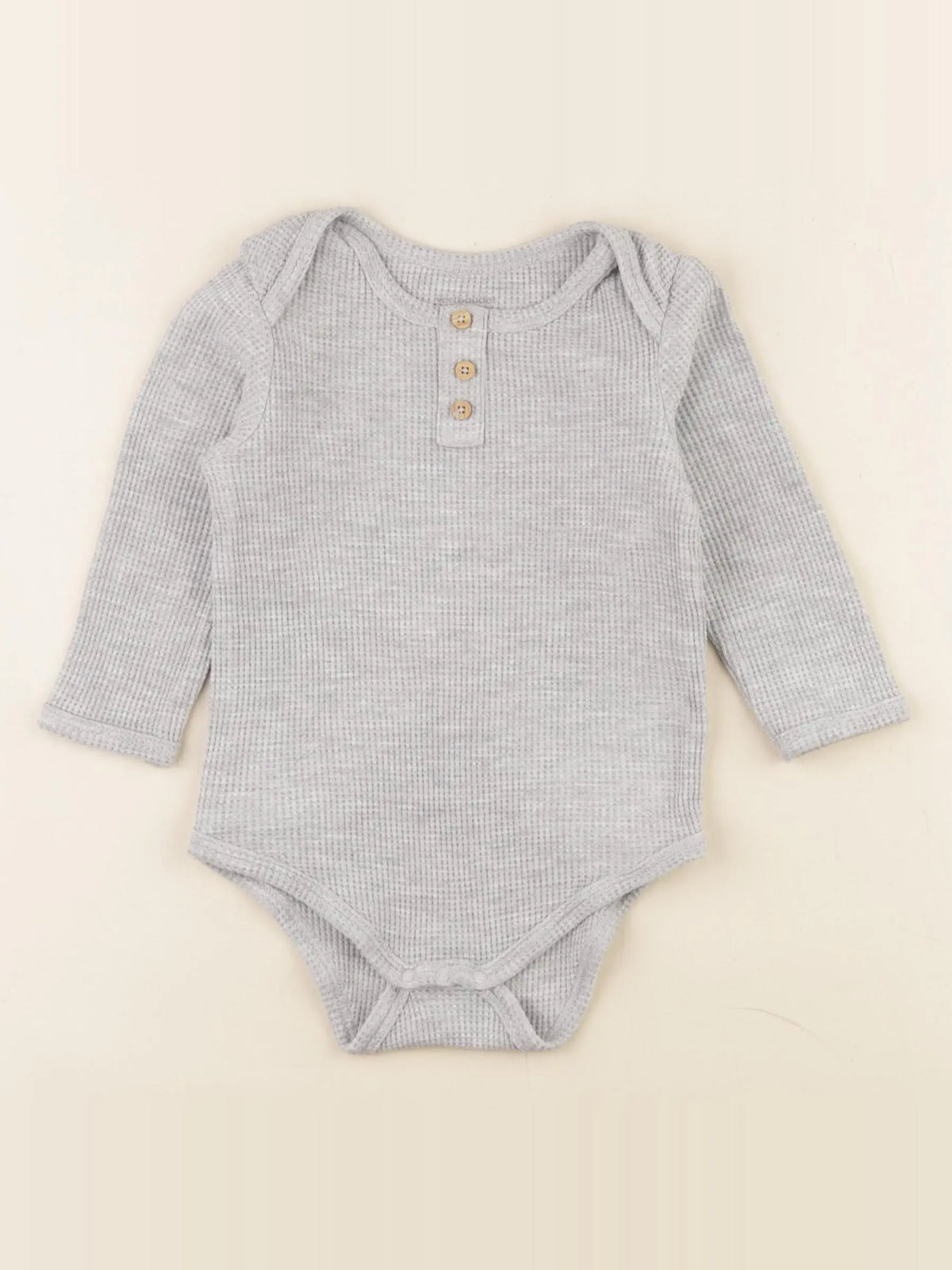 Vertbaudet - body gris - 18 mois