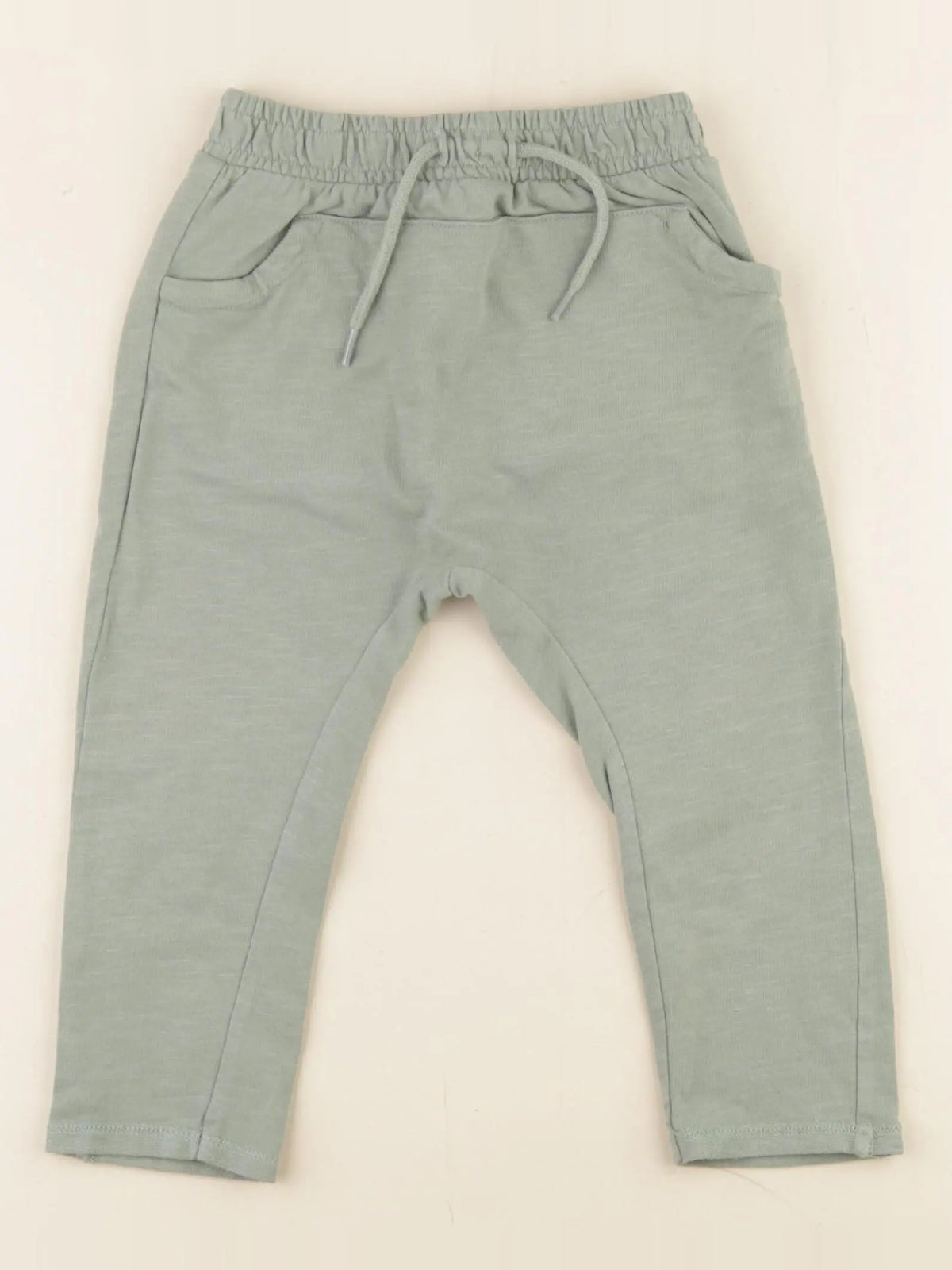 Vertbaudet - pantalon vert - 18 mois