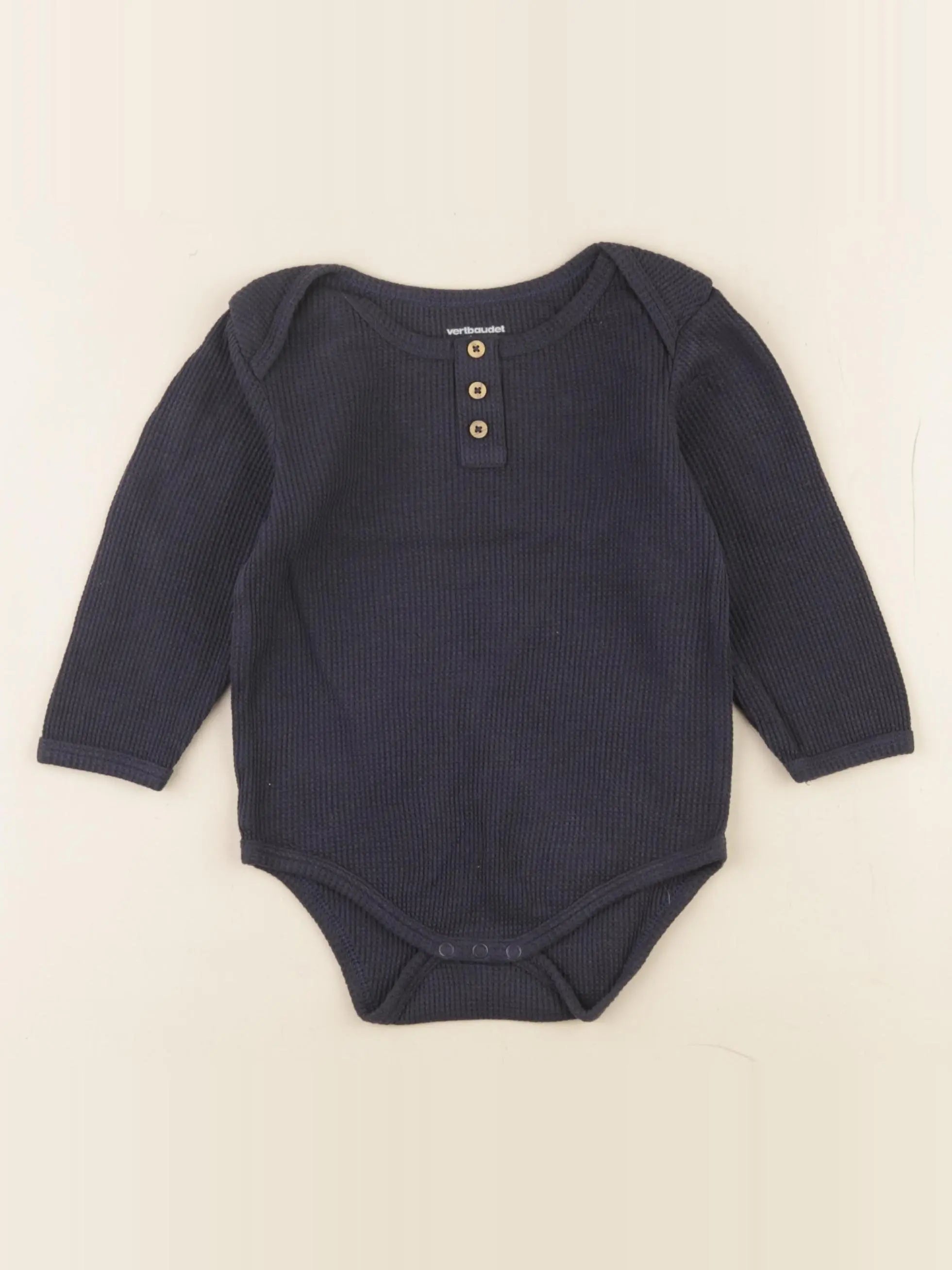 Vertbaudet - body bleu - 18 mois