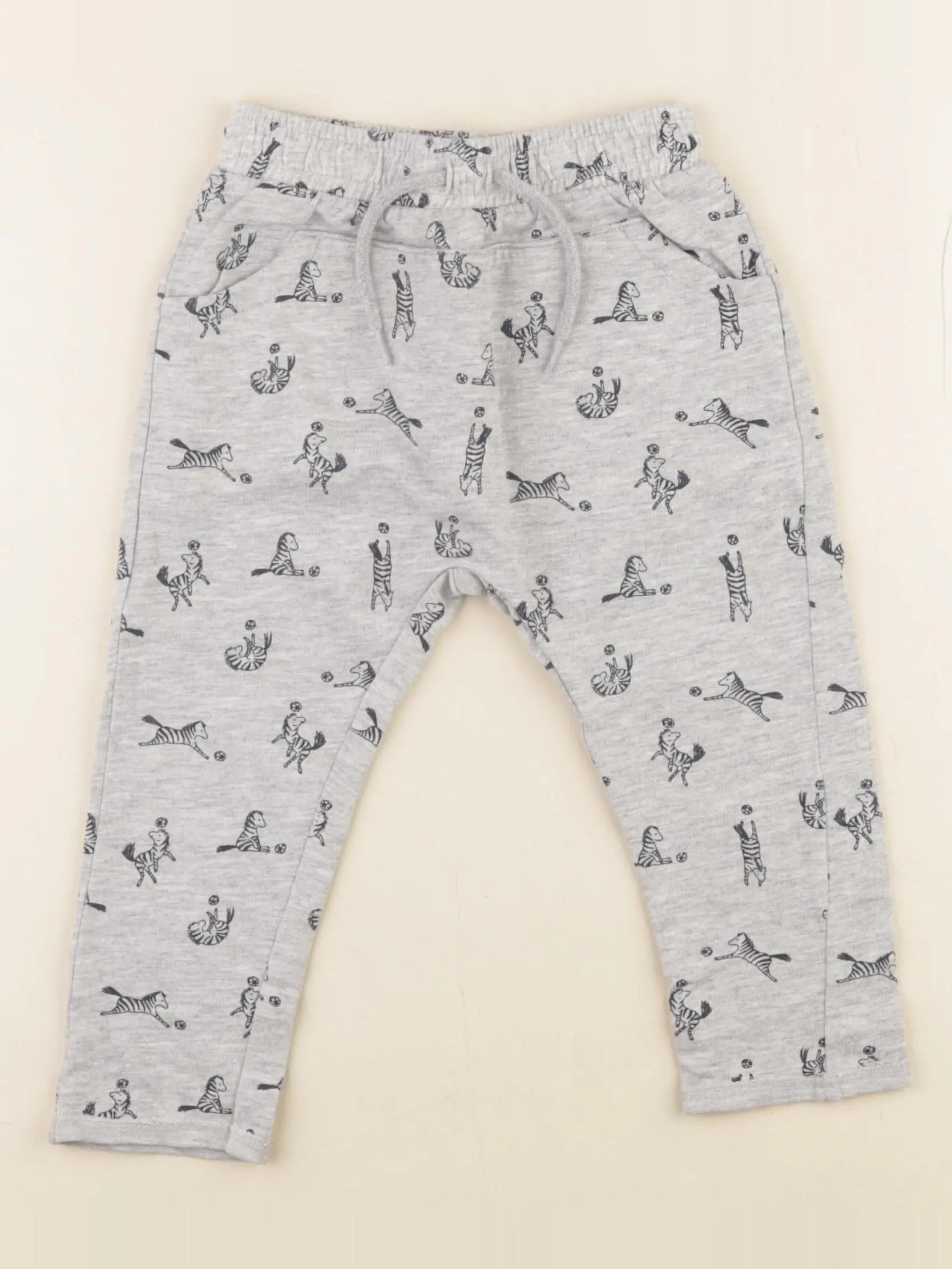 Vertbaudet - pantalon gris - 18 mois