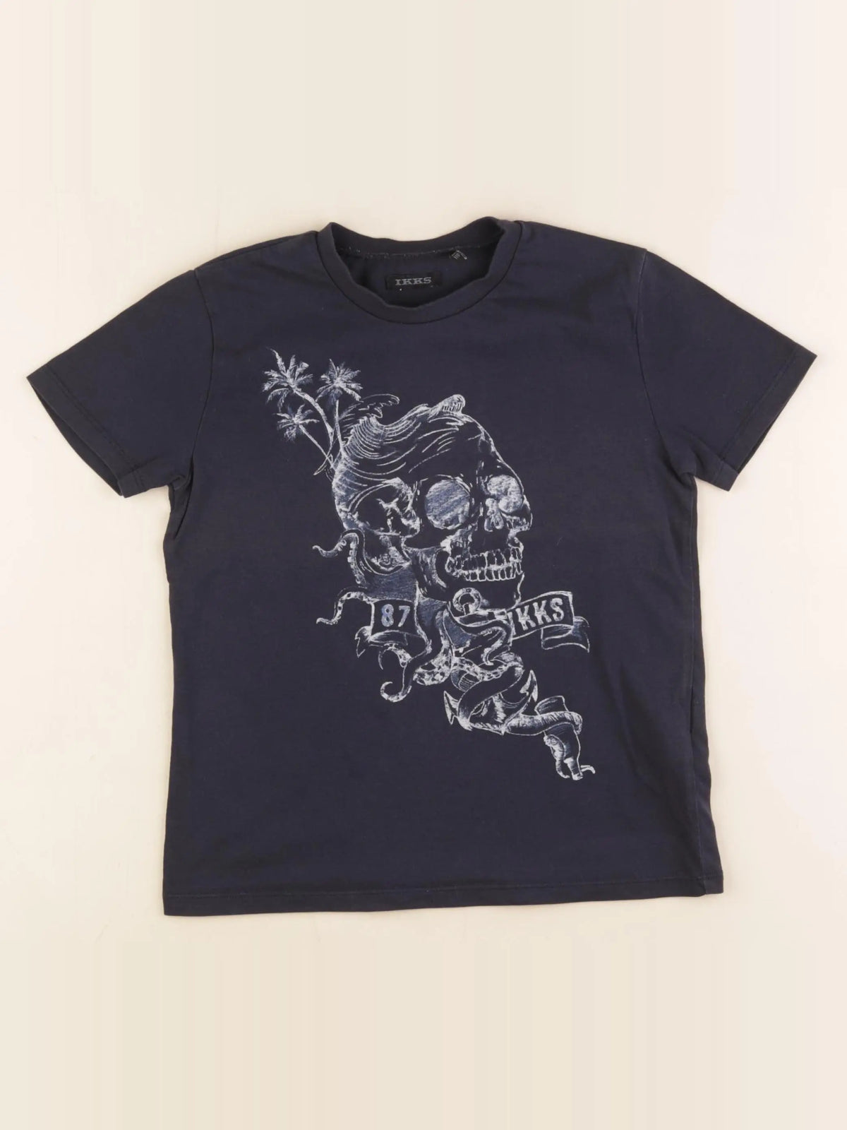 IKKS - tee-shirt bleu - 5 ans