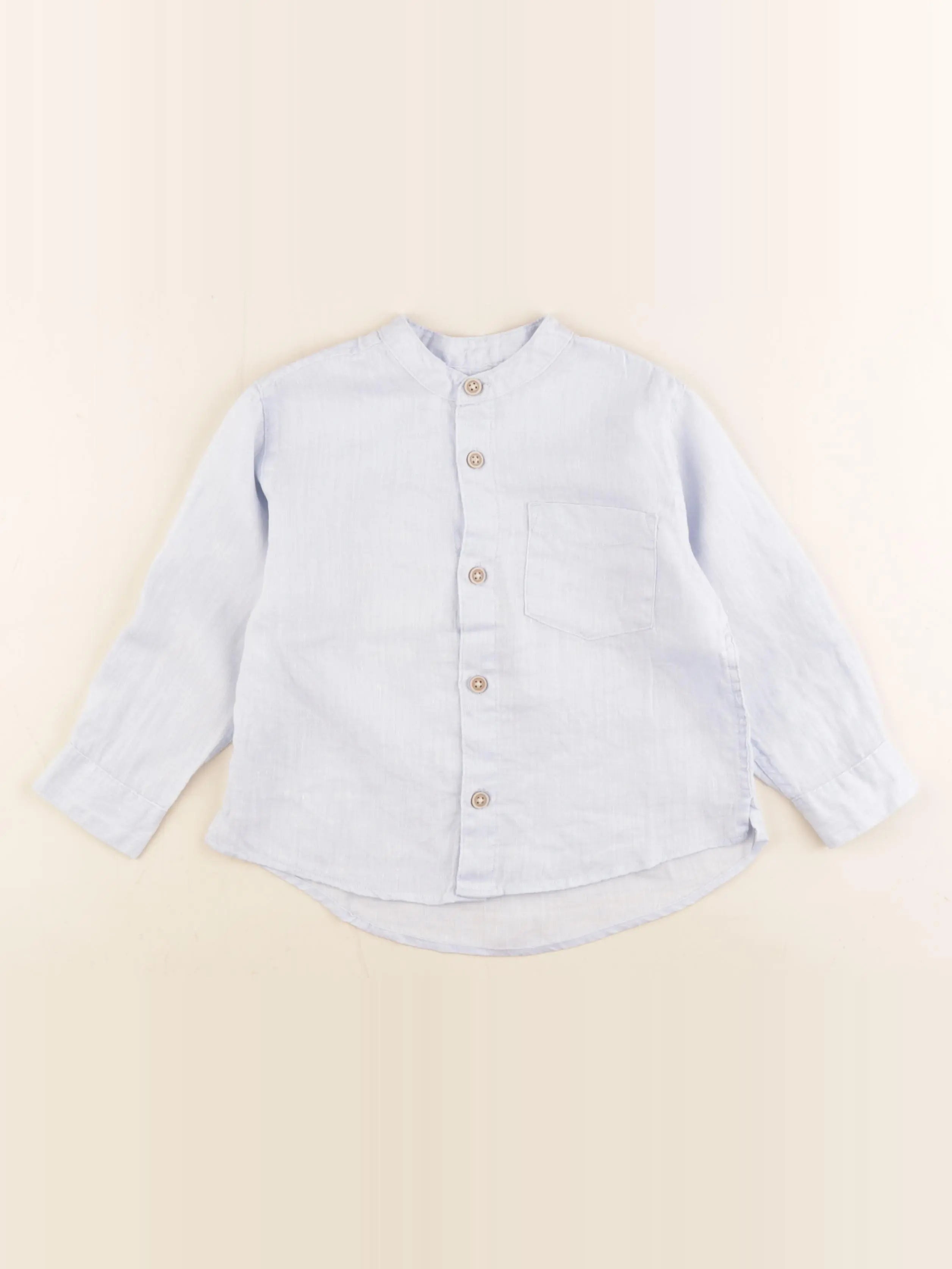 Zara - chemise bleu - 2/3 ans